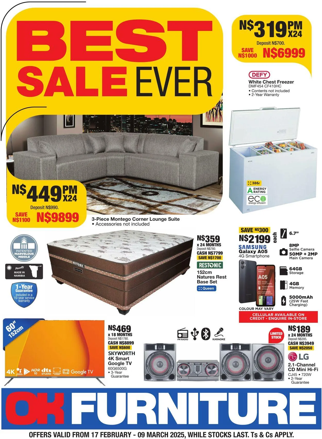OK Furniture Current catalogue from 23 March to 6 April 2025 - Catalogue Page 1