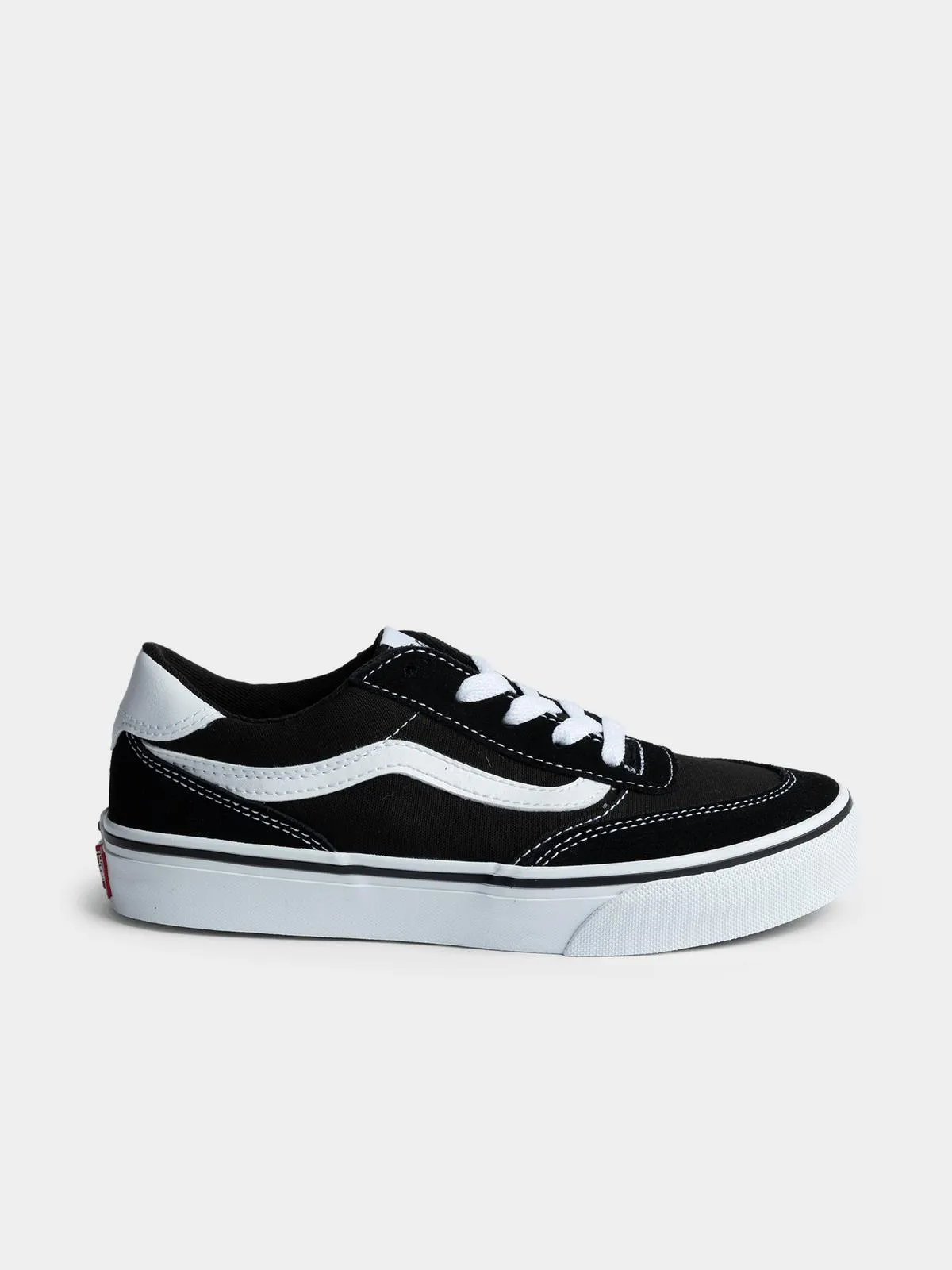Junior Vans Brooklyn LS Black/White Sneaker