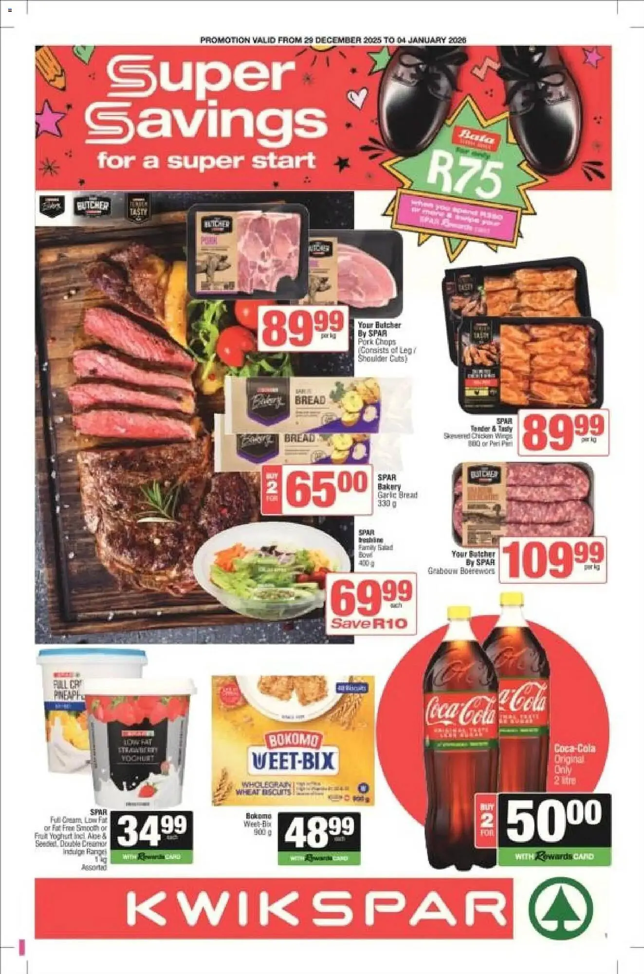 KwikSpar catalogue from 28 December to 4 January 2026 - Catalogue Page 1