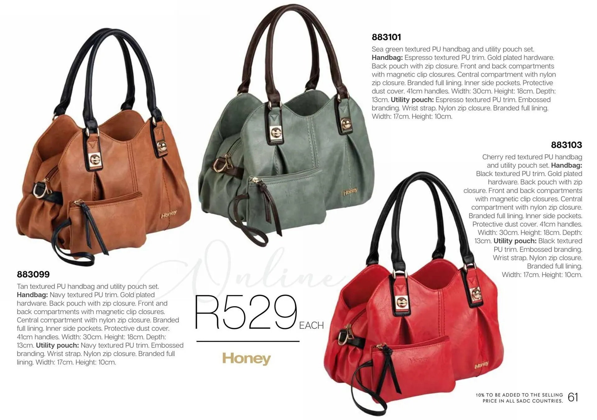 Honey Fashion Accessories catalogue from 28 May to 3 June 2025 - Catalogue Page 63