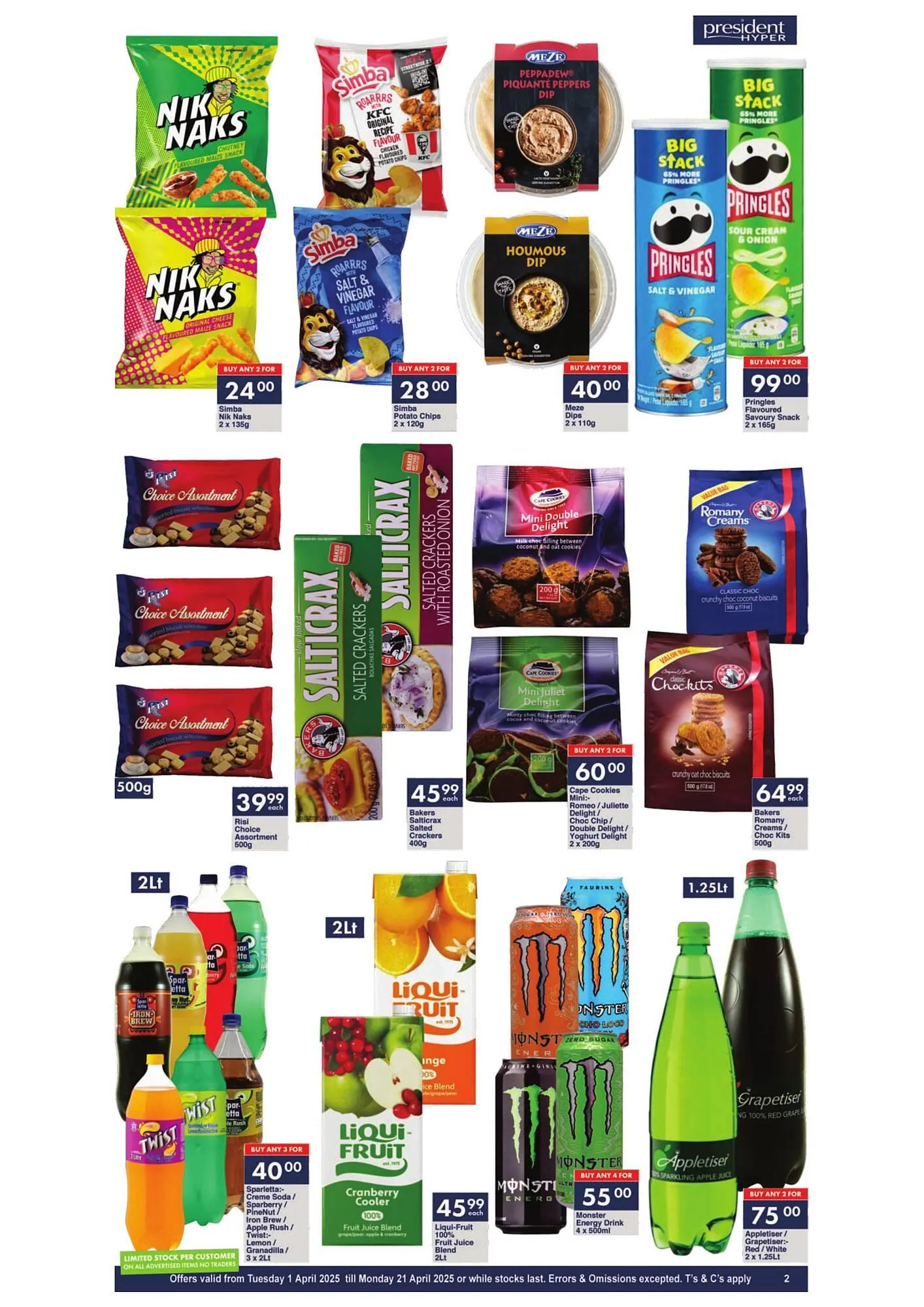 President Hyper catalogue from 1 April to 21 April 2025 - Catalogue Page 2