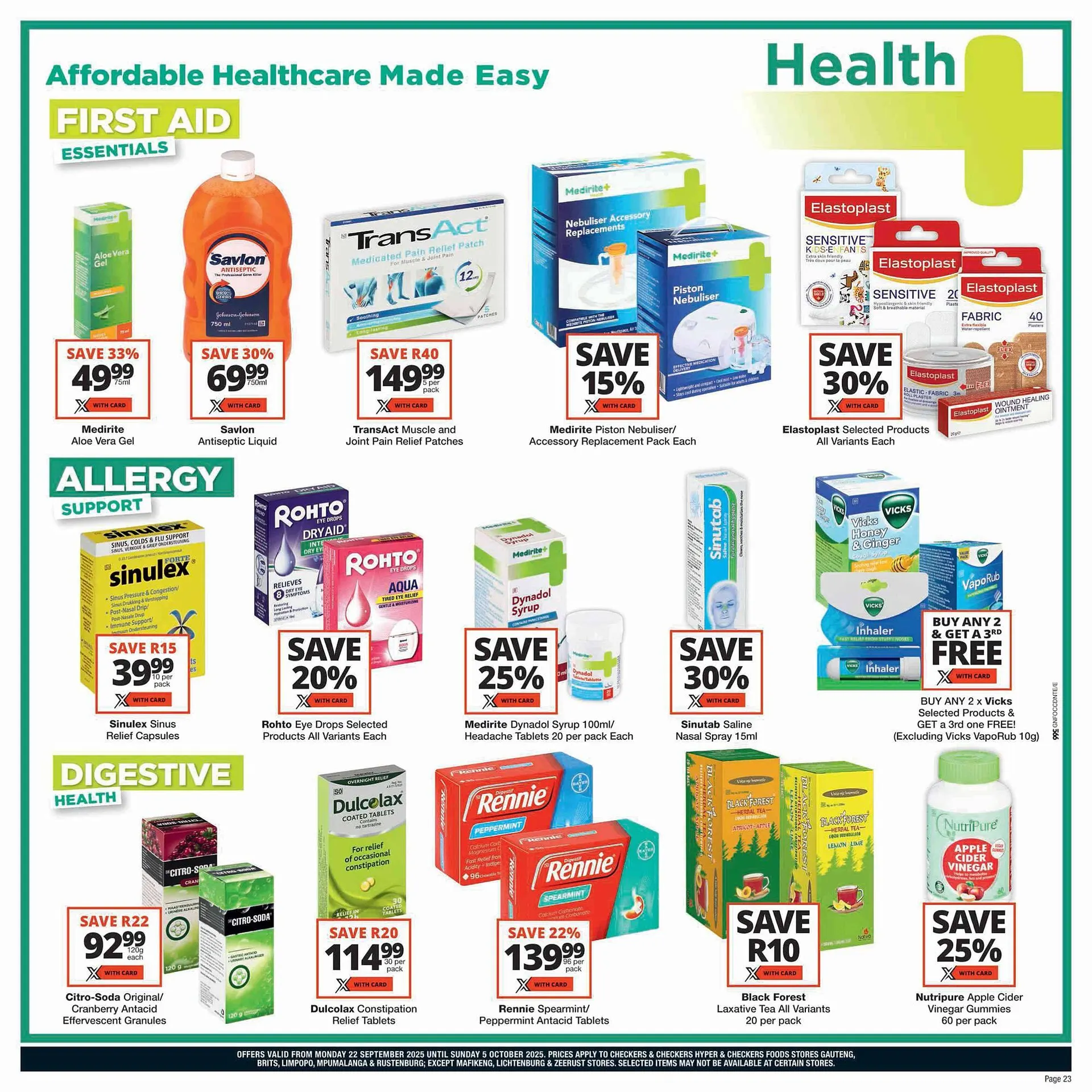 Checkers catalogue from 22 September to 5 October 2025 - Catalogue Page 22