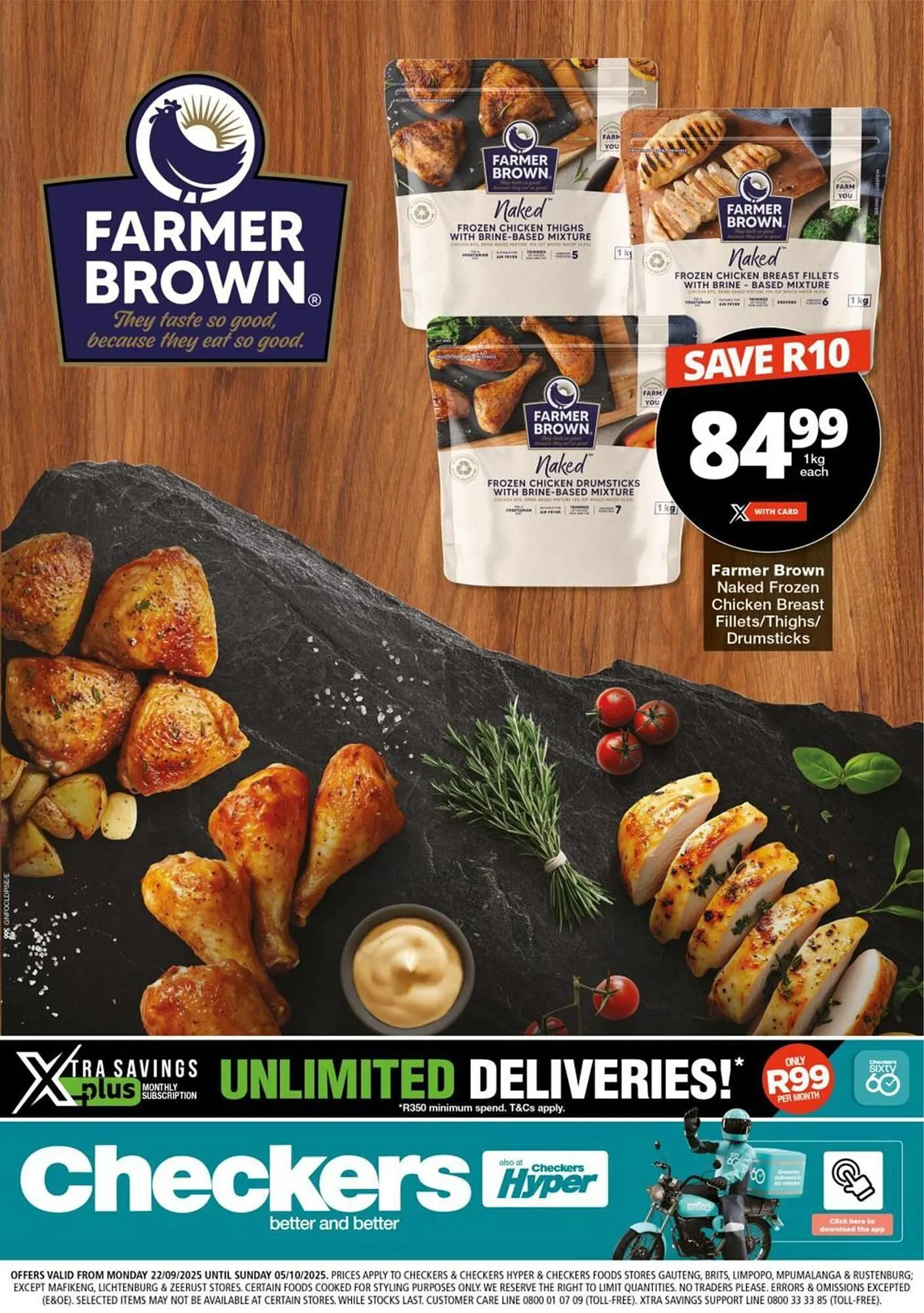 Checkers catalogue from 22 September to 5 October 2025 - Catalogue Page 1