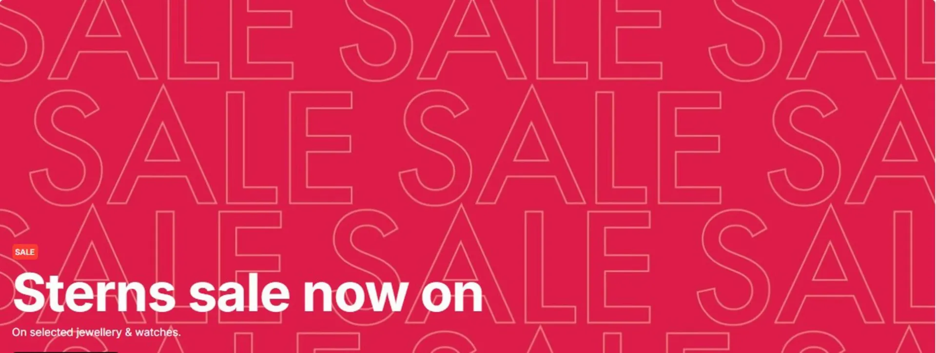 Sterns catalogue from 8 January to 8 January 2026 - Catalogue Page 1