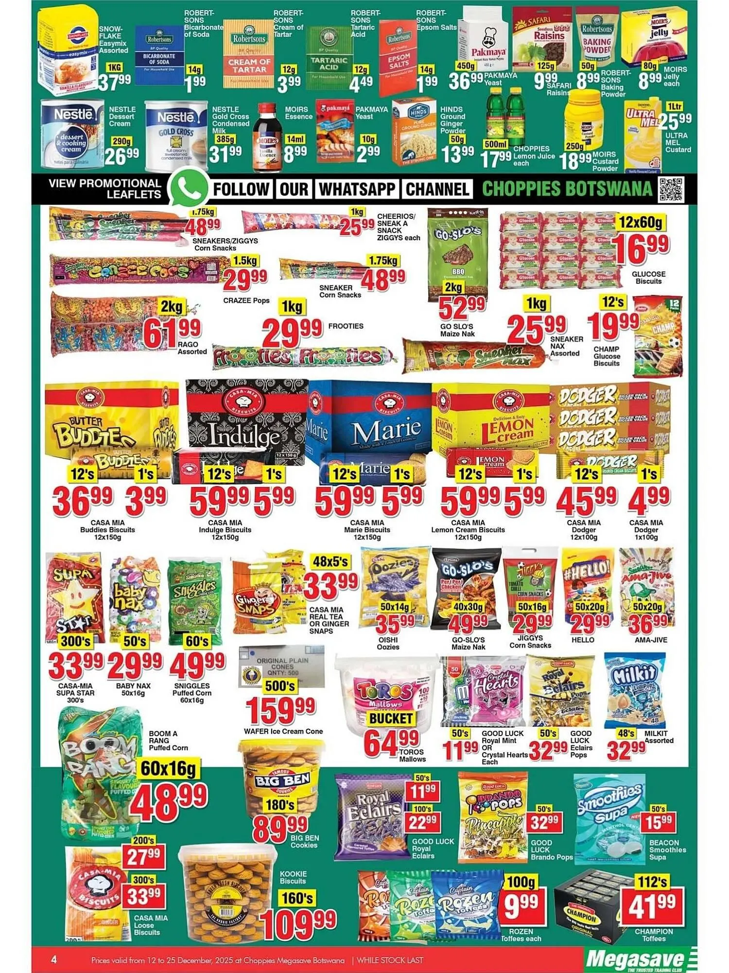 Choppies catalogue from 12 December to 25 December 2025 - Catalogue Page 4