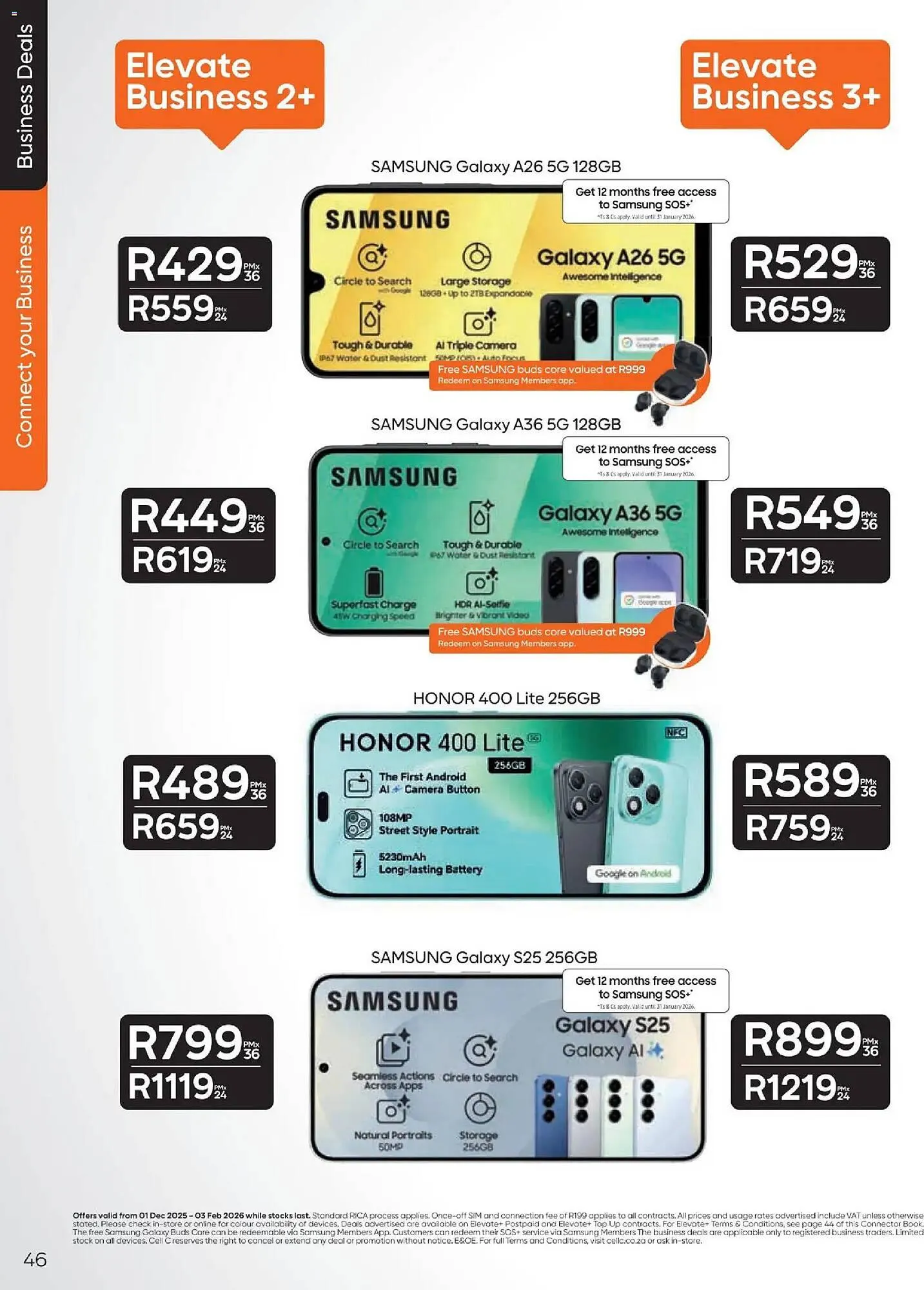 Cell C catalogue from 1 December to 3 February 2026 - Catalogue Page 48