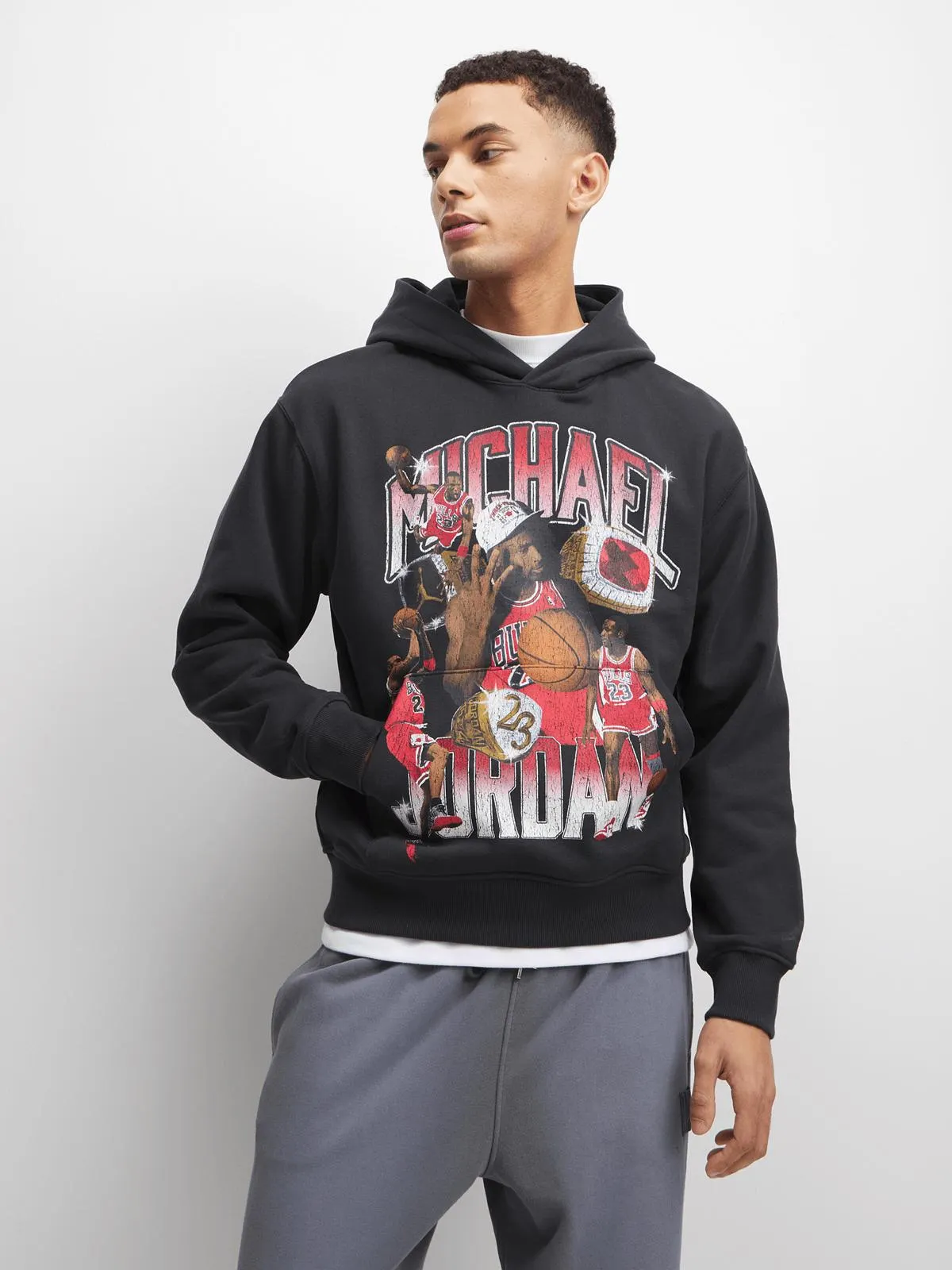 Jordan Men's Flight Fleece Black Hoodie