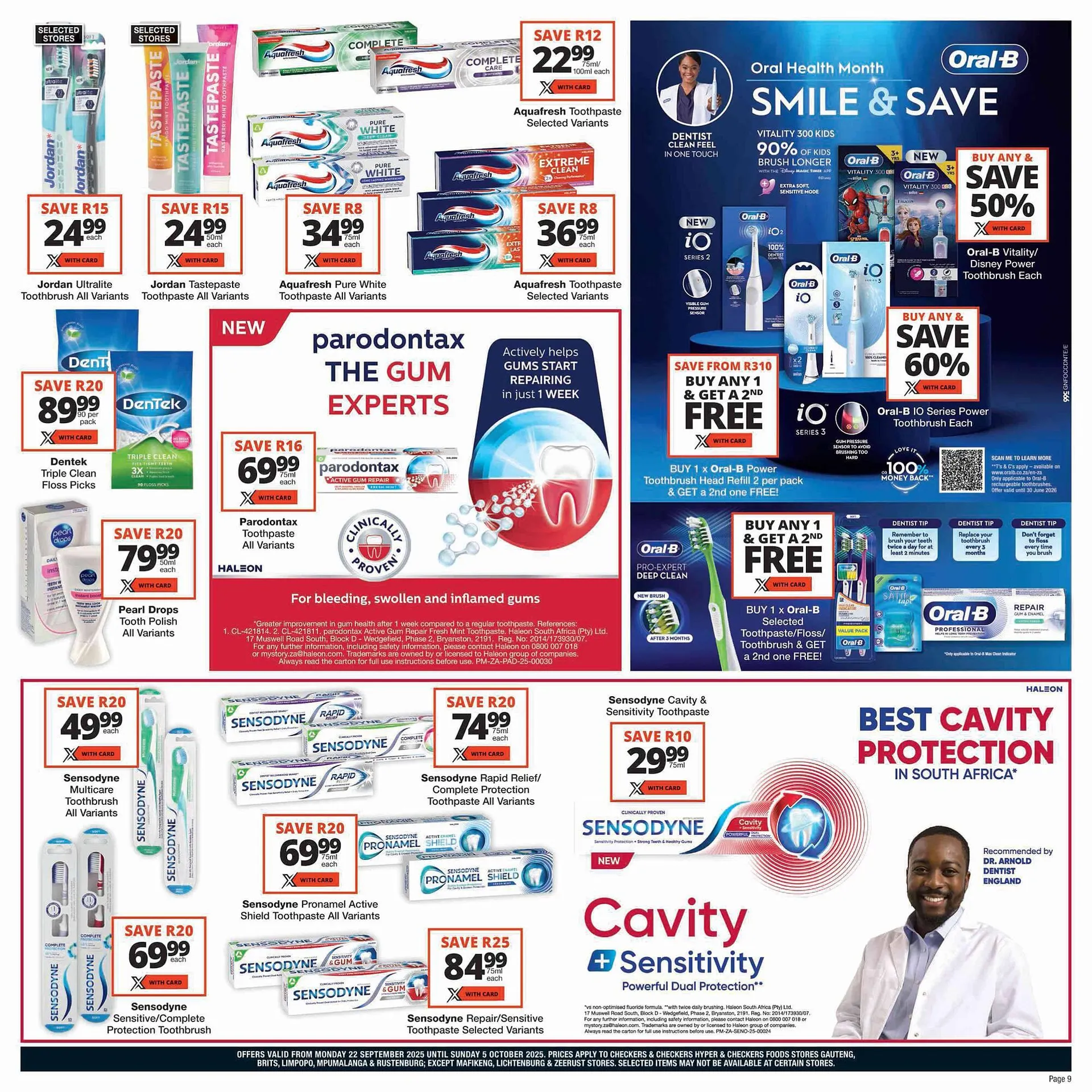 Checkers catalogue from 22 September to 5 October 2025 - Catalogue Page 9