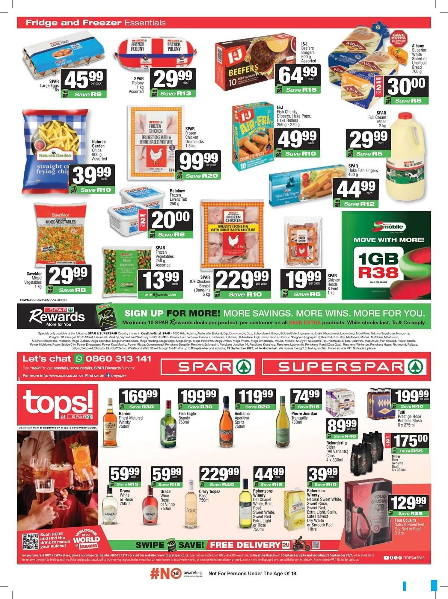 Spar catalogue from 8 September to 22 September 2025 - Catalogue Page 8