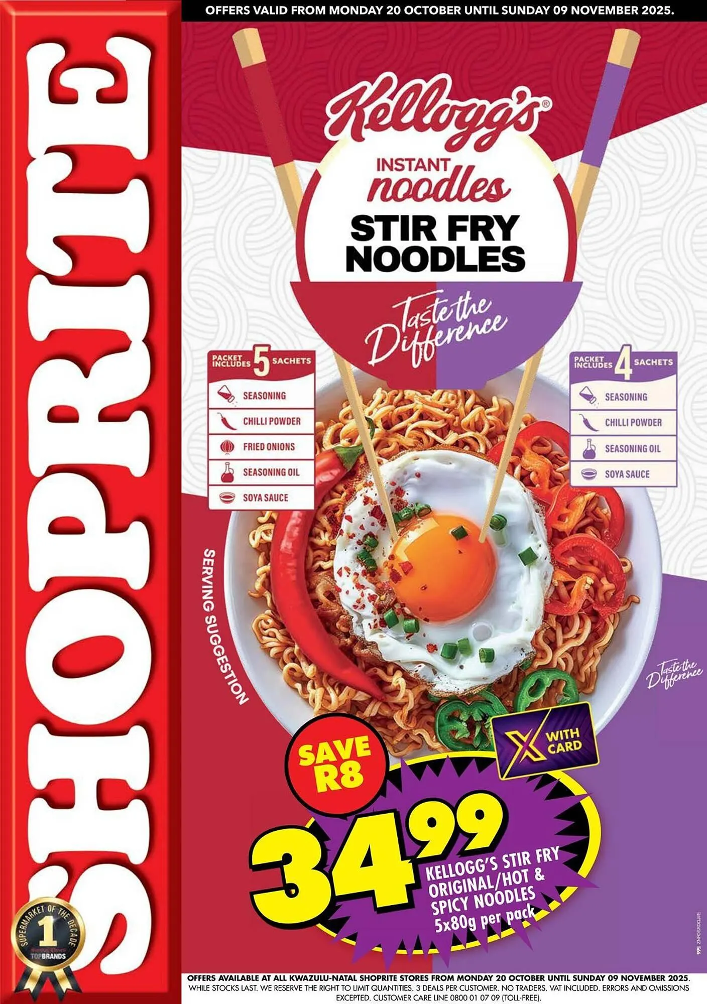 Shoprite catalogue from 20 November to 9 December 2025 - Catalogue Page 1