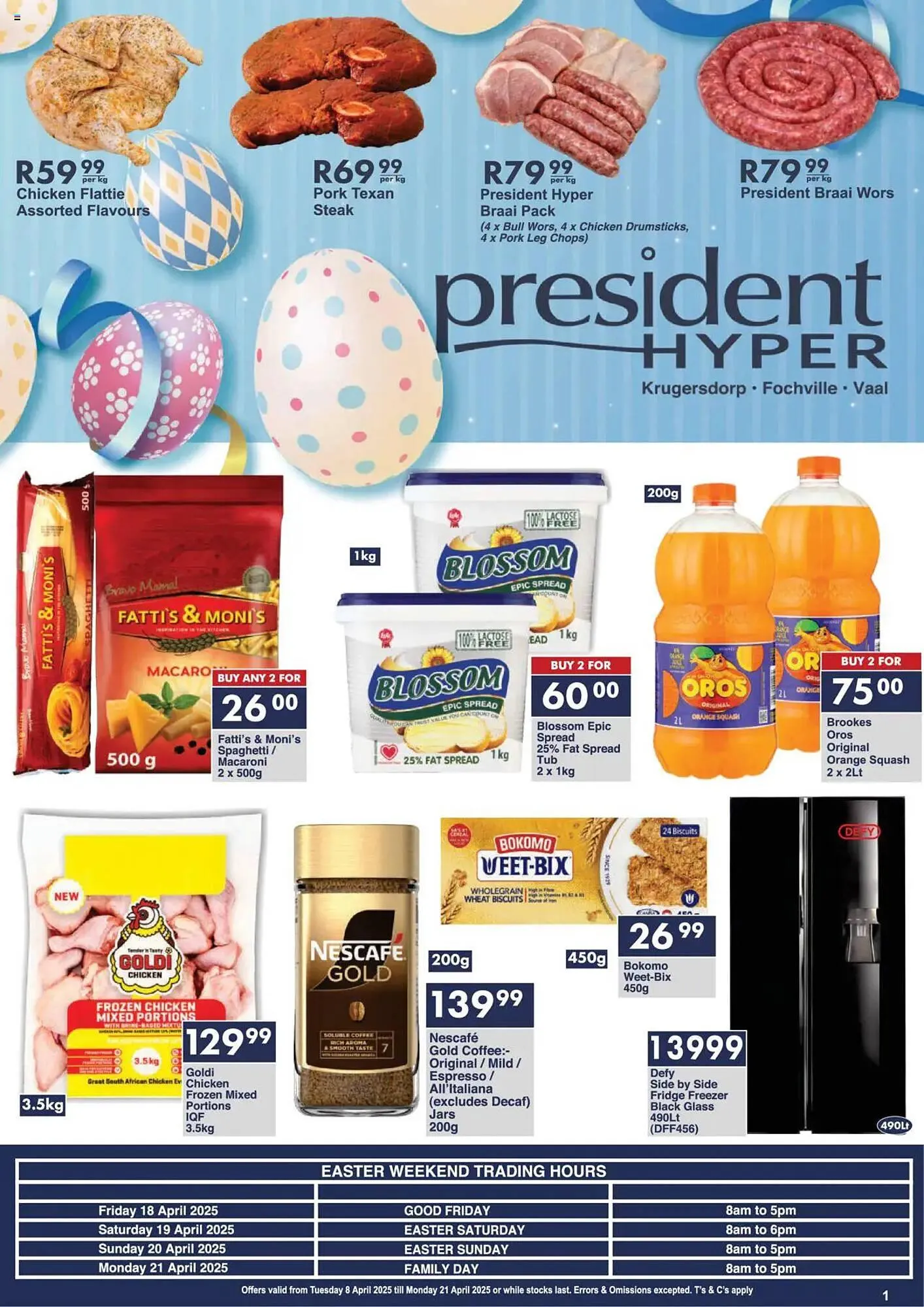 President Hyper catalogue from 8 April to 21 April 2025 - Catalogue Page 1