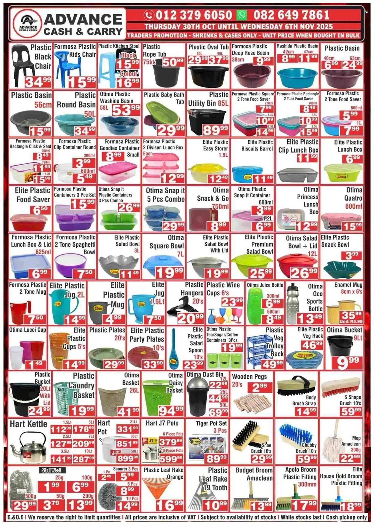 Advance Cash n Carry catalogue from 30 October to 6 November 2025 - Catalogue Page 1