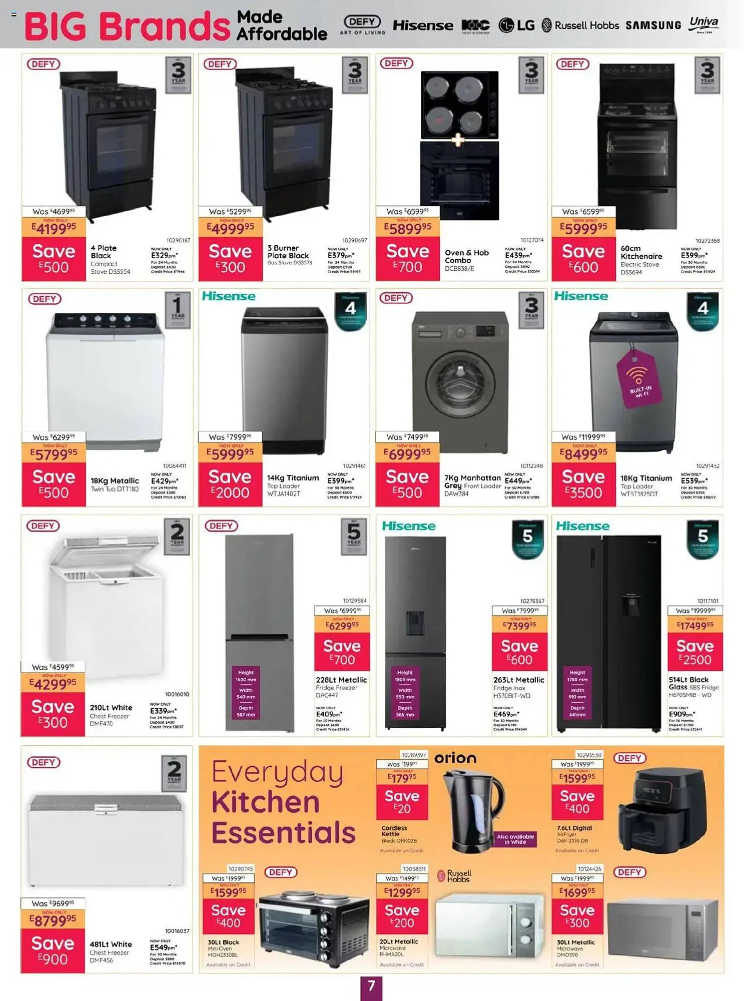 Bradlows catalogue from 14 April to 18 April 2025 - Catalogue Page 7