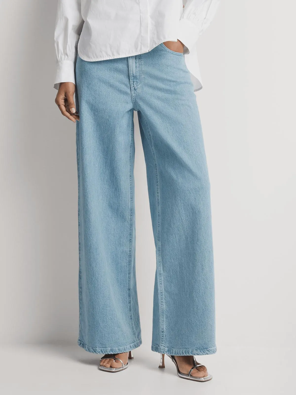 FF Denim Wide Leg Jeans