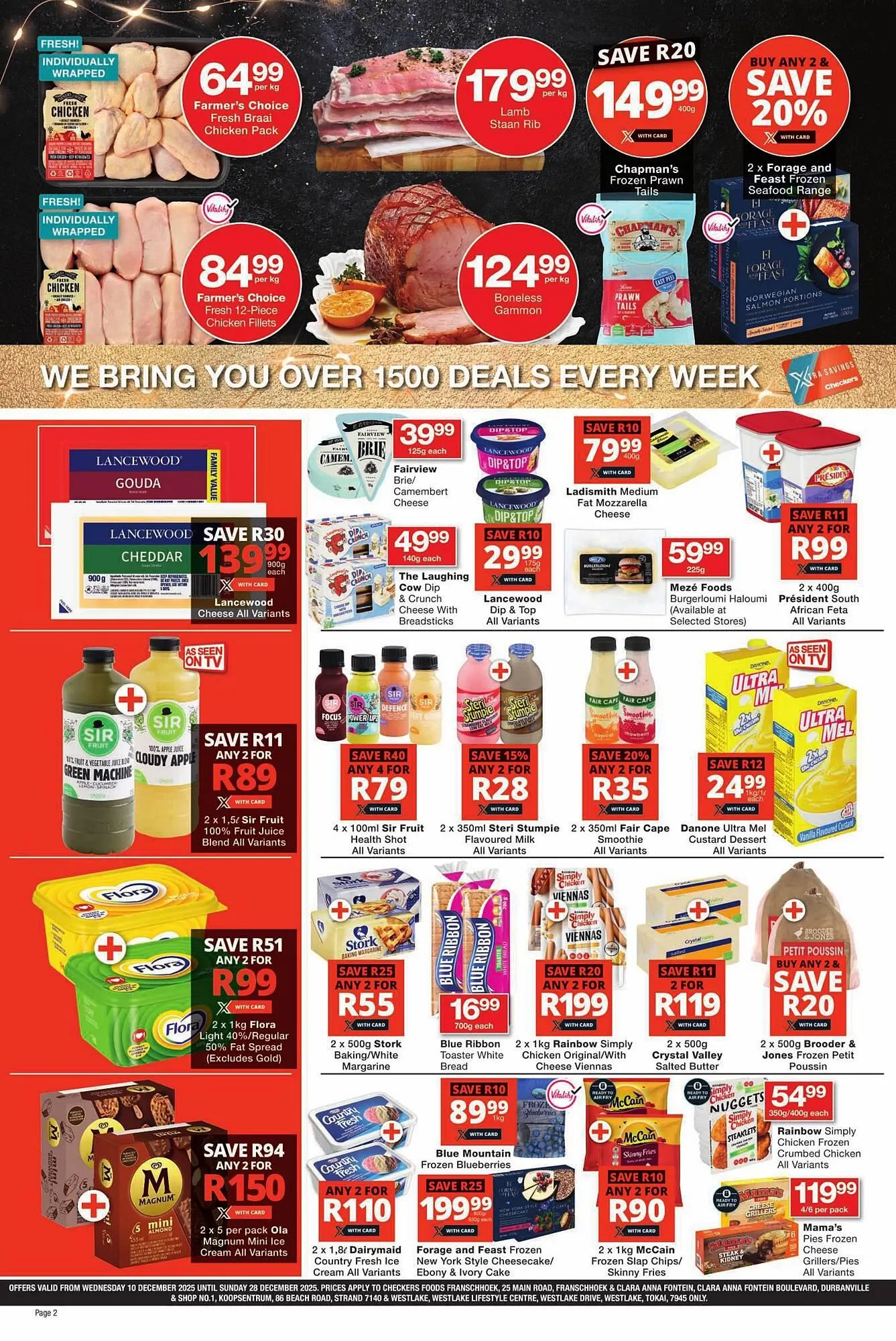 Checkers catalogue from 8 December to 28 December 2025 - Catalogue Page 2