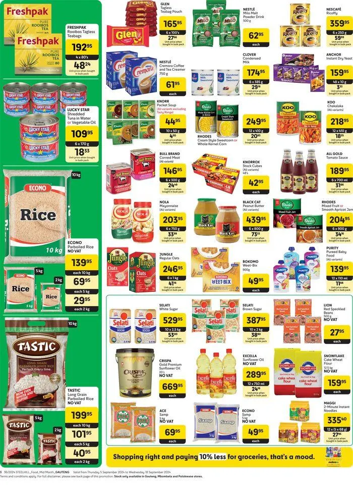 Makro Gauteng : Food from 6 September to 18 September 2024 - Catalogue Page 3
