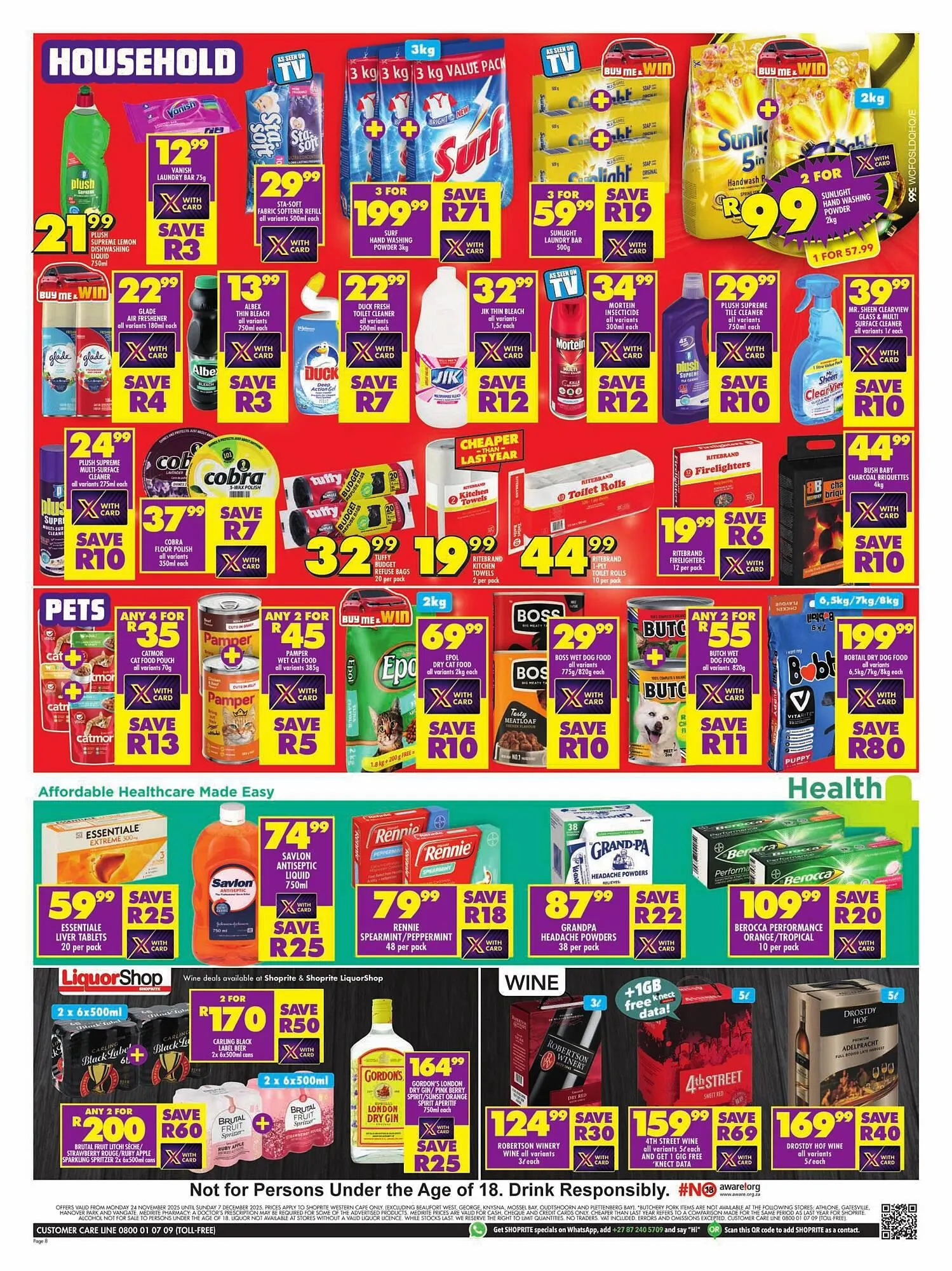 Shoprite catalogue from 24 November to 7 December 2025 - Catalogue Page 8