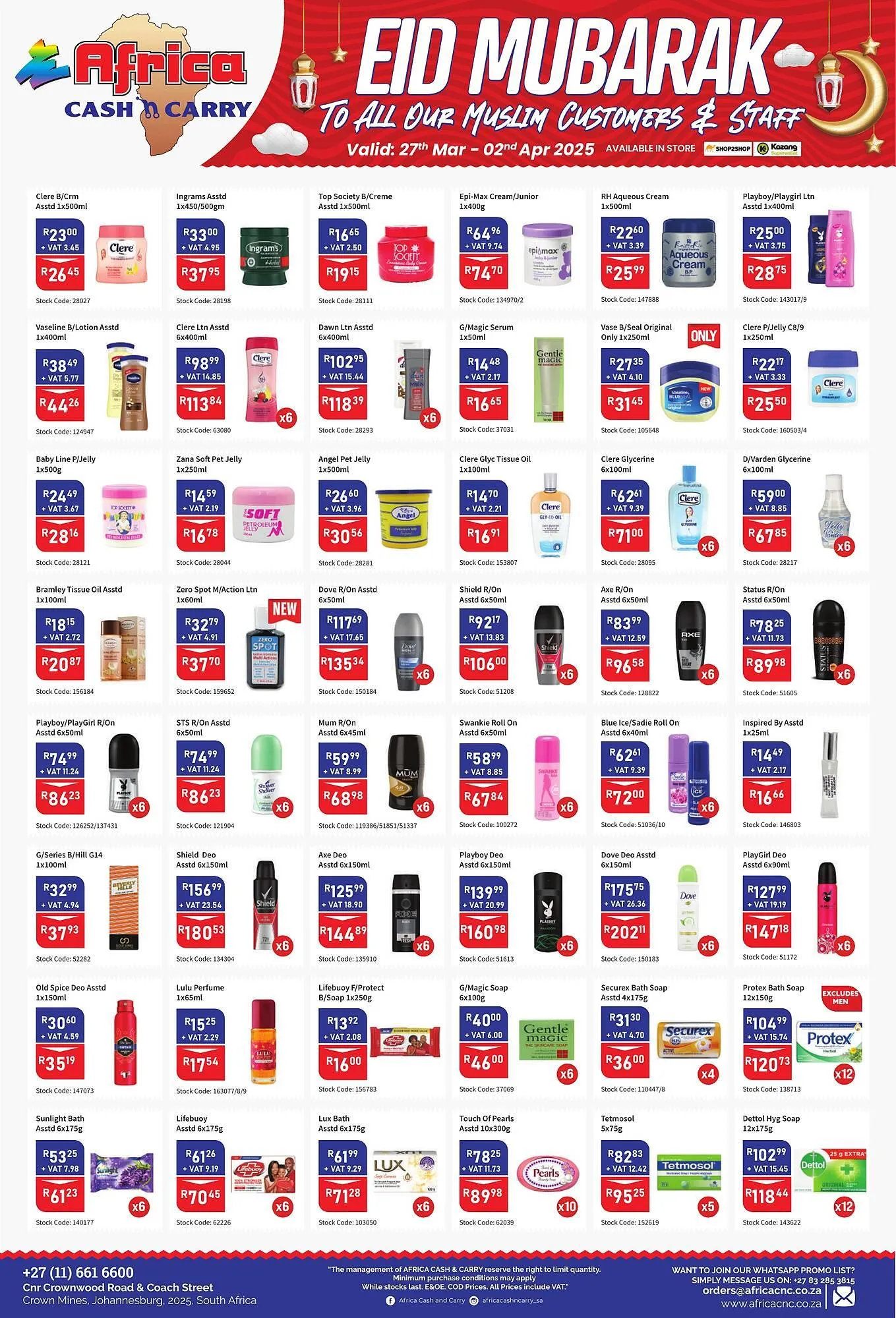 Africa Cash and Carry catalogue from 27 March to 2 April 2025 - Catalogue Page 3