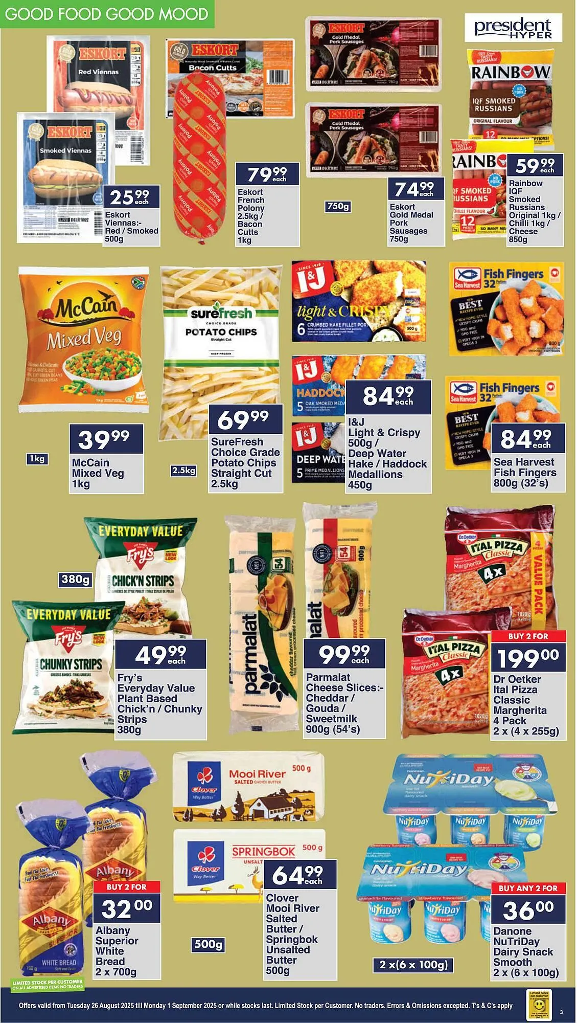 President Hyper catalogue from 26 August to 1 September 2025 - Catalogue Page 3