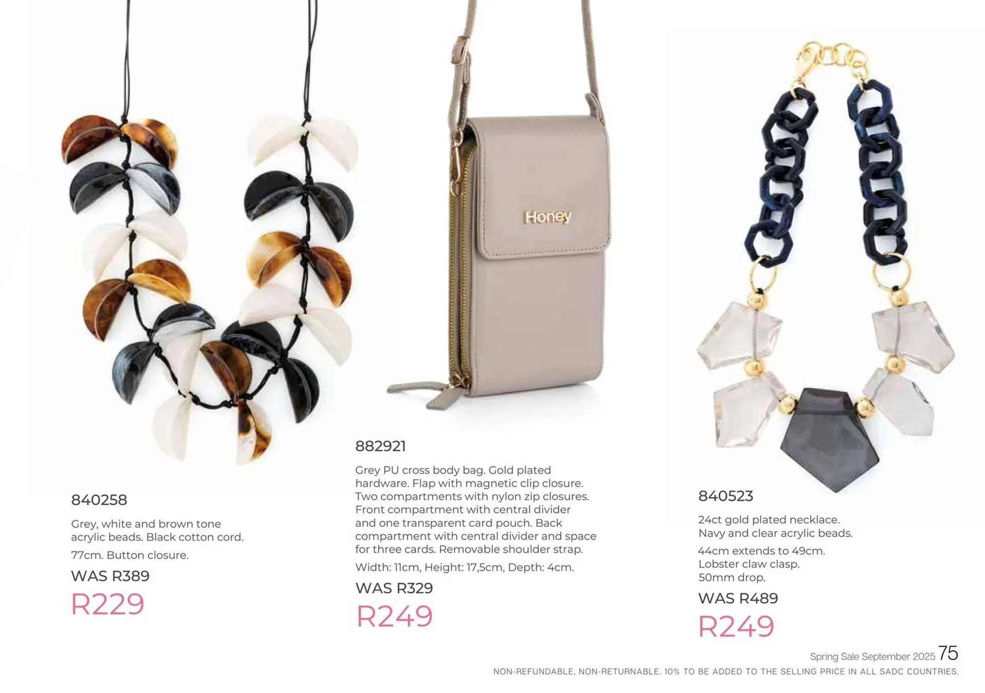 Honey Fashion Accessories catalogue from 3 September to 30 September 2025 - Catalogue Page 77