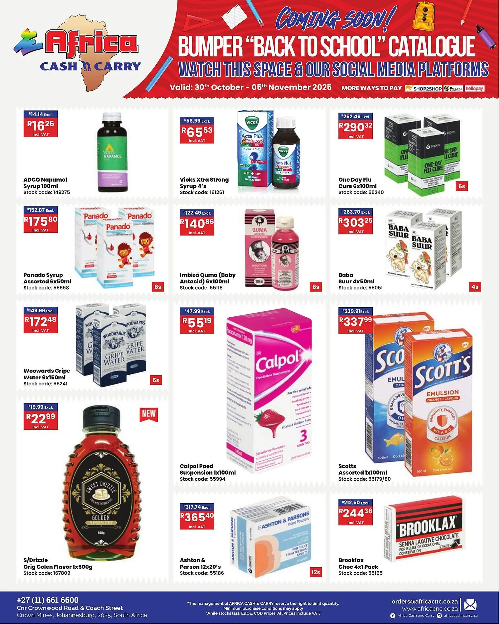 Africa Cash and Carry catalogue from 30 October to 5 November 2025 - Catalogue Page 9