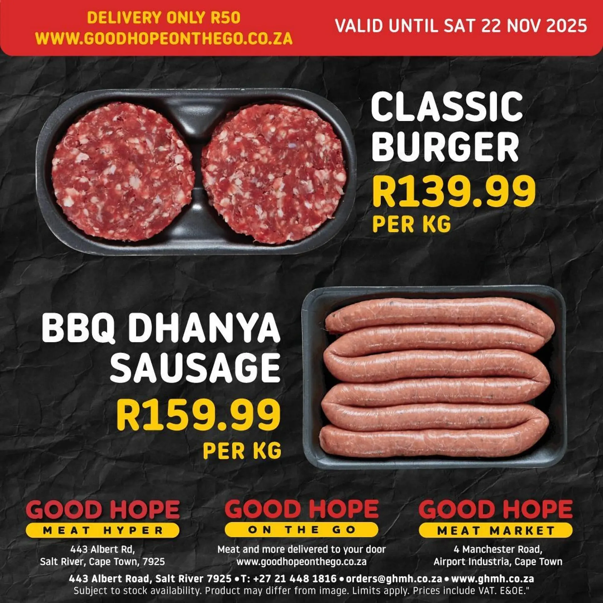 Good Hope Meat Hyper catalogue from 19 November to 22 November 2025 - Catalogue Page 1