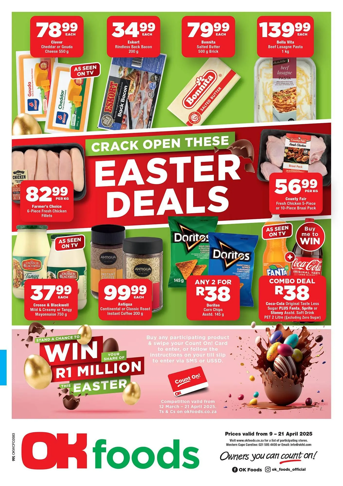 OK Foods catalogue from 9 April to 21 April 2025 - Catalogue Page 1
