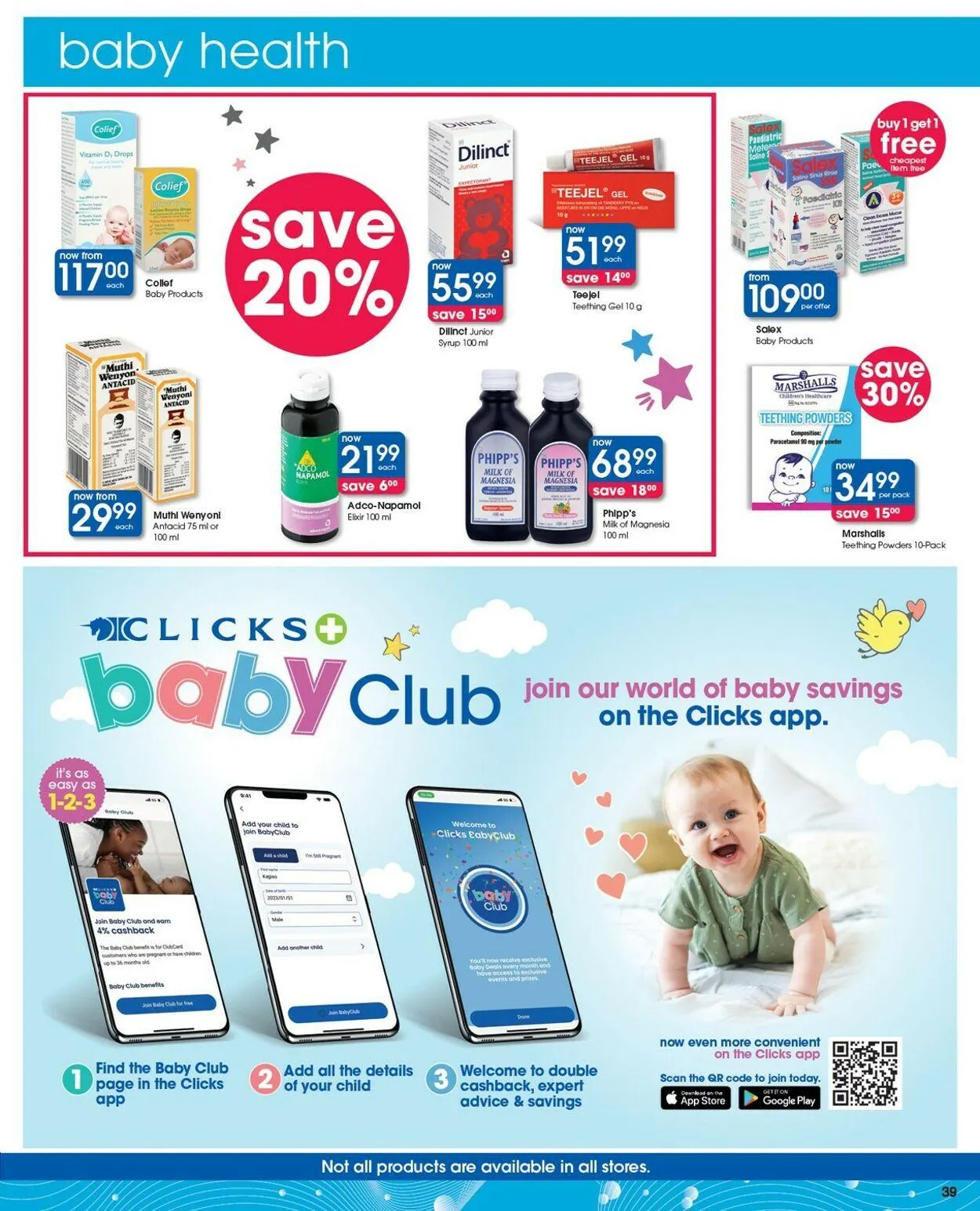 Clicks Current catalogue from 15 July to 29 July 2025 - Catalogue Page 39