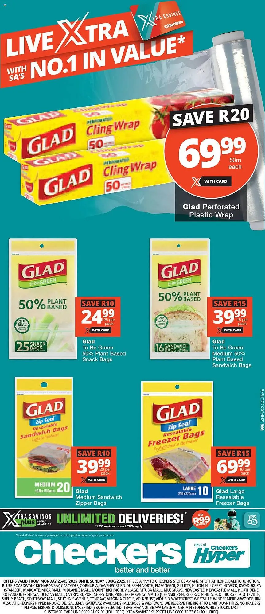 Checkers catalogue from 26 May to 8 June 2025 - Catalogue Page 1