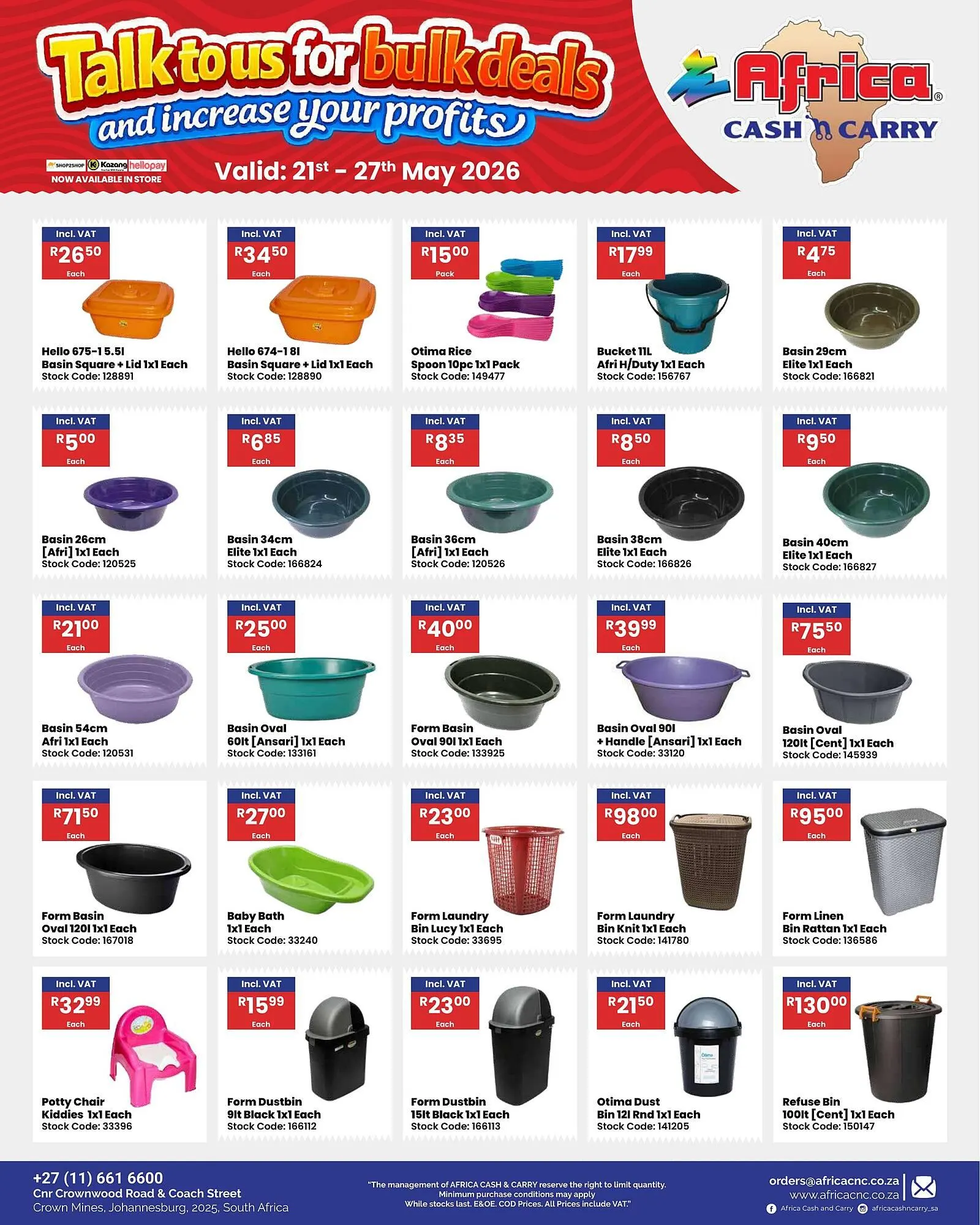 Africa Cash and Carry catalogue from 21 May to 27 May 2026 - Catalogue Page 46