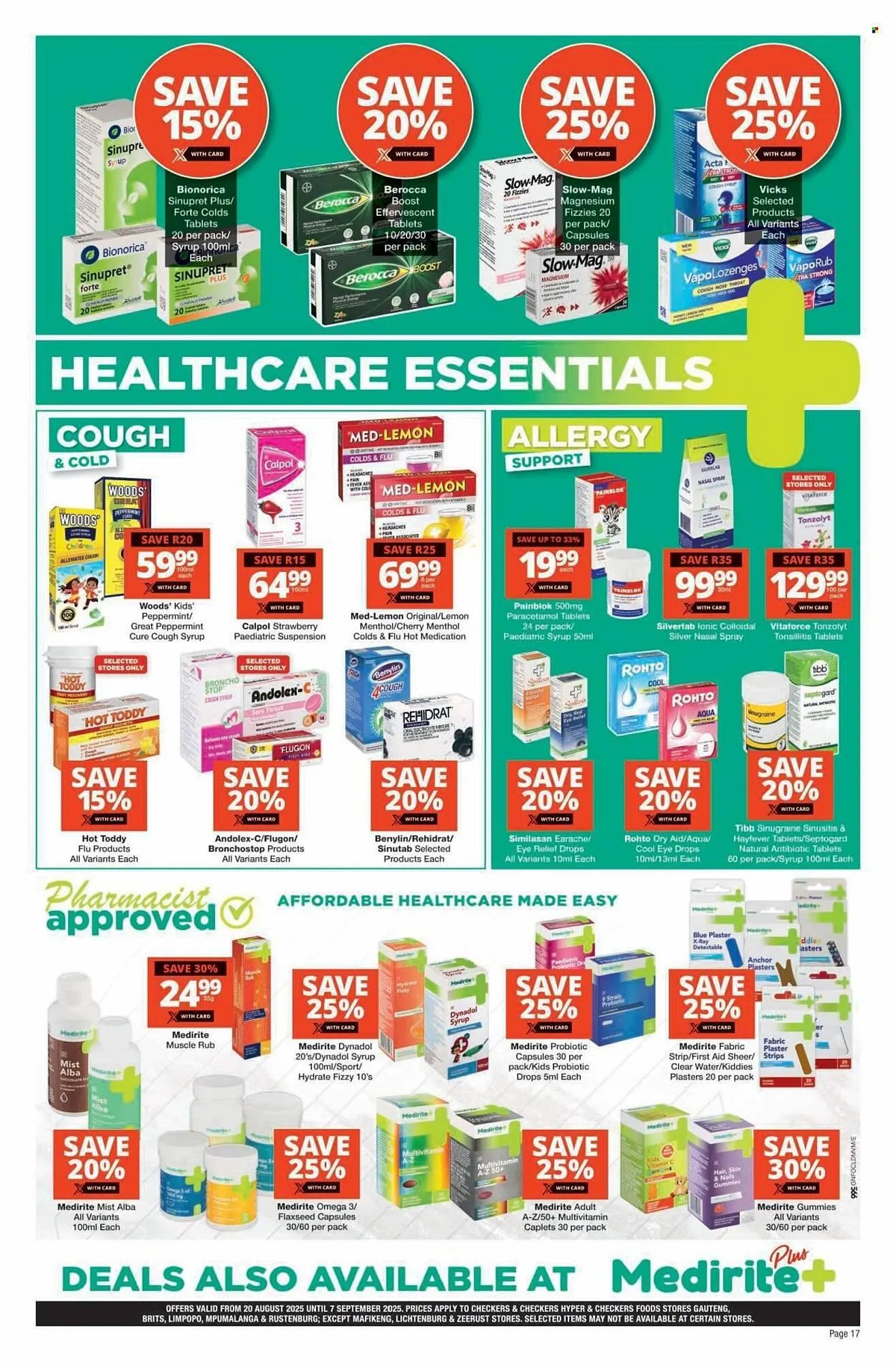 Checkers catalogue from 20 August to 7 September 2025 - Catalogue Page 17