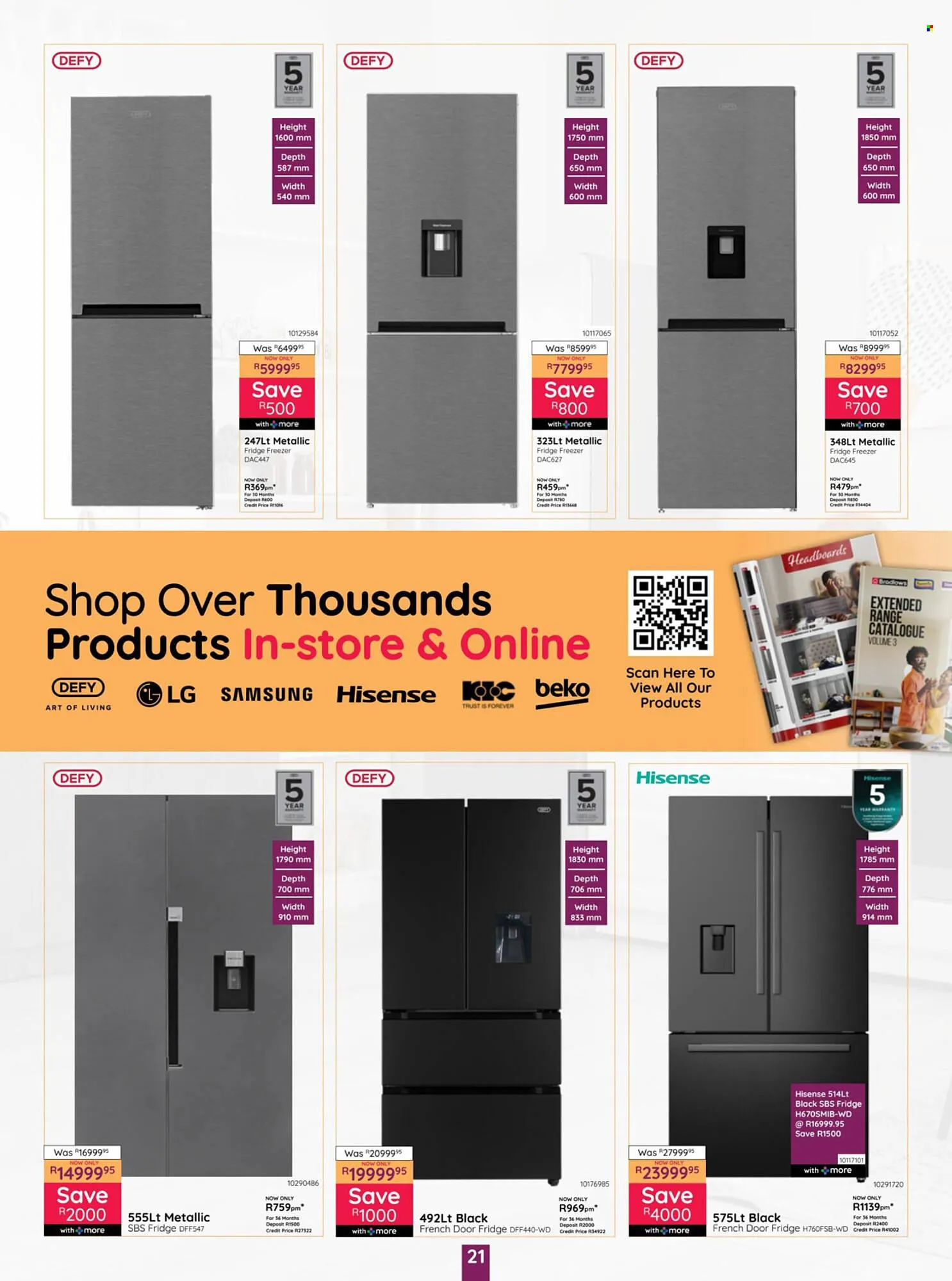 Bradlows catalogue from 17 July to 20 August 2025 - Catalogue Page 21