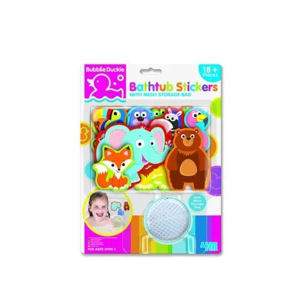 4M Bathtub Stickers Zoo Animals - Set of 10