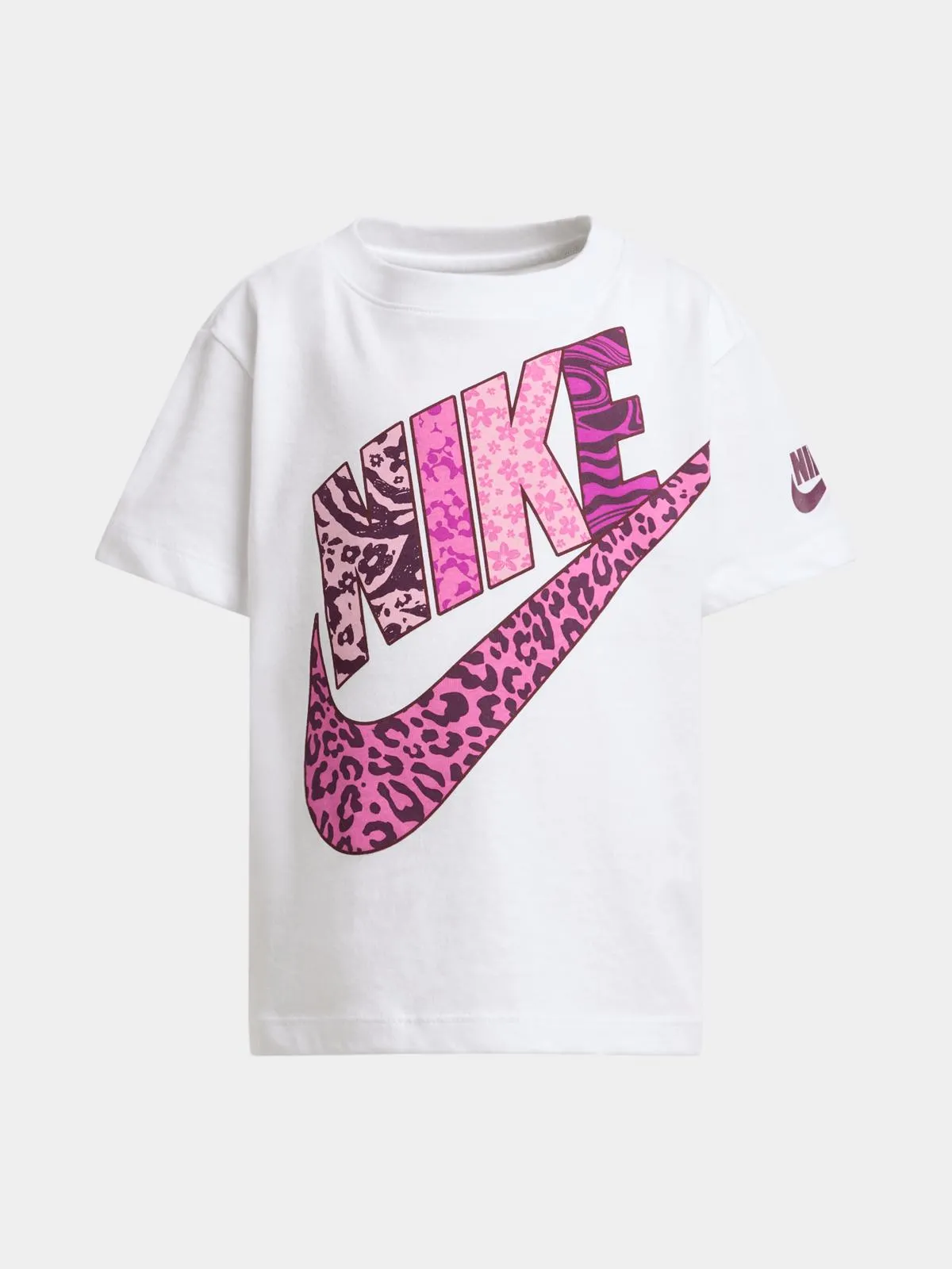 Nike Girls Animal Print Pint T-Shirt