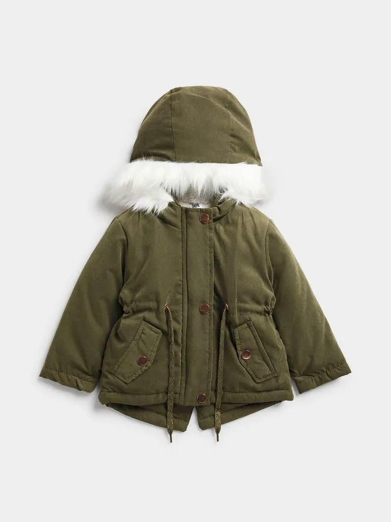 Jet Toddler Girls Fatigue Parka Jacket