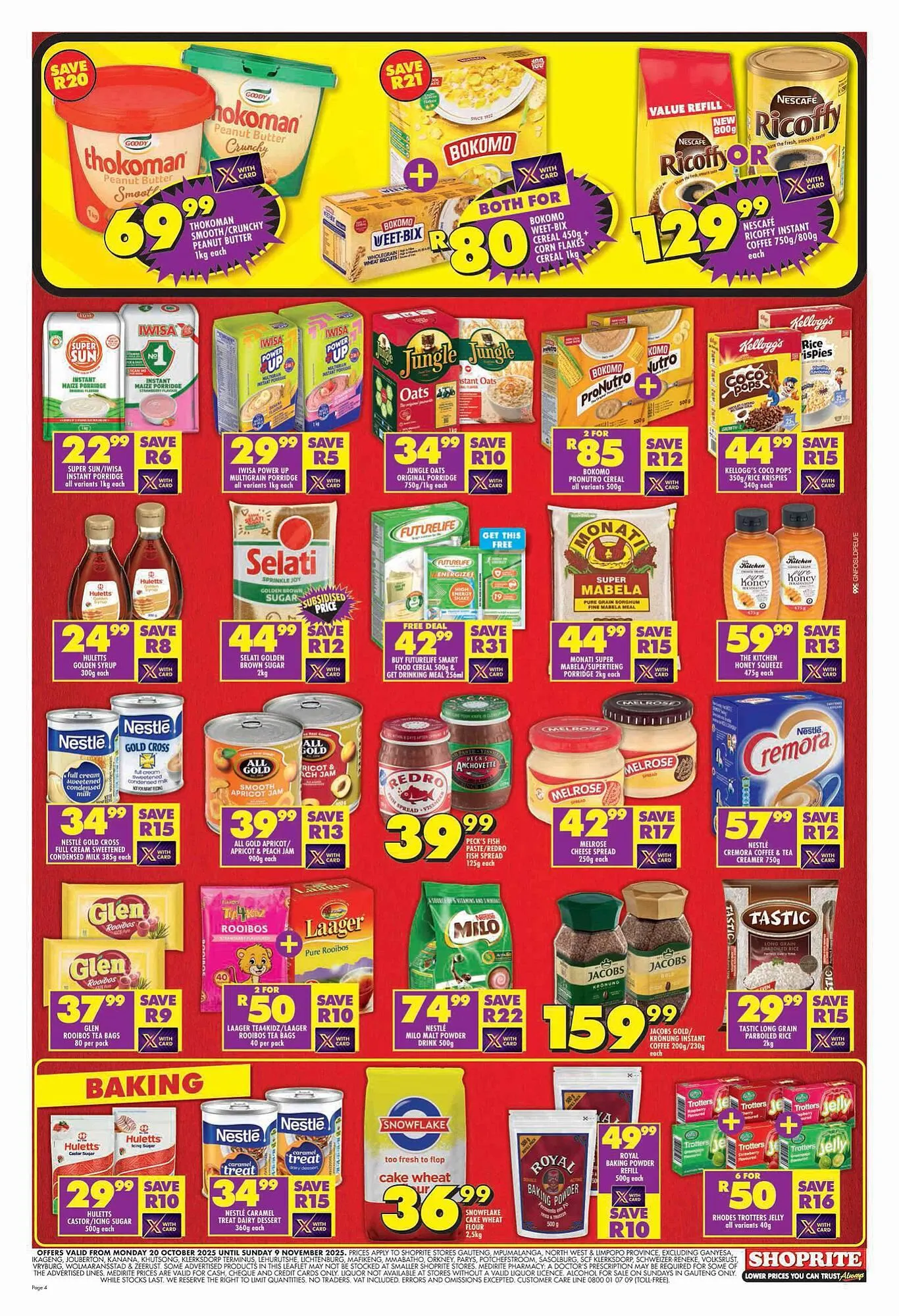 Shoprite catalogue from 20 October to 9 November 2025 - Catalogue Page 4