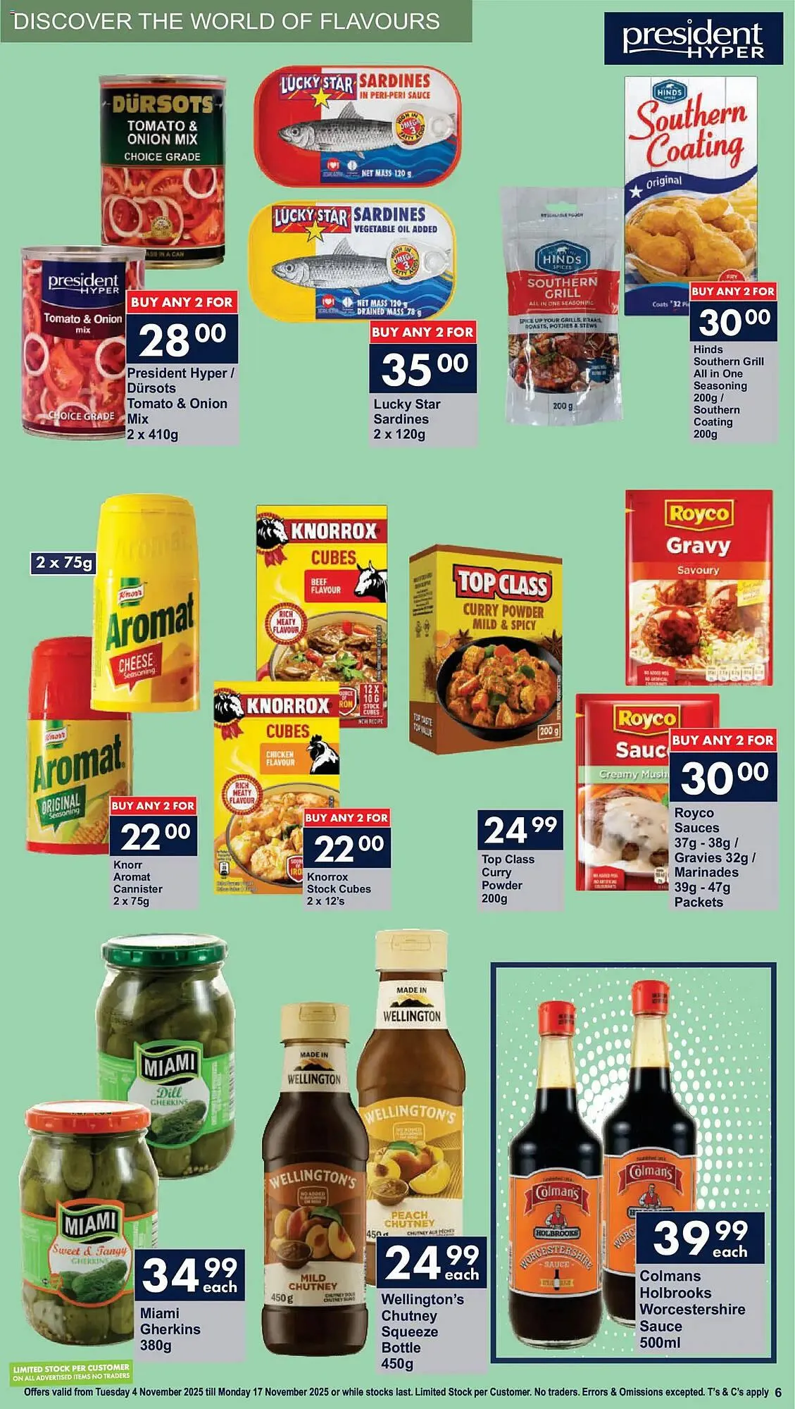 President Hyper catalogue from 4 November to 17 November 2025 - Catalogue Page 6