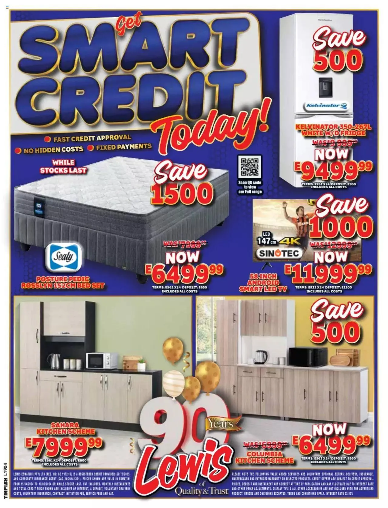 Lewis Stores - Eswatini Specials from 15 April to 18 May 2024 - Catalogue Page 4