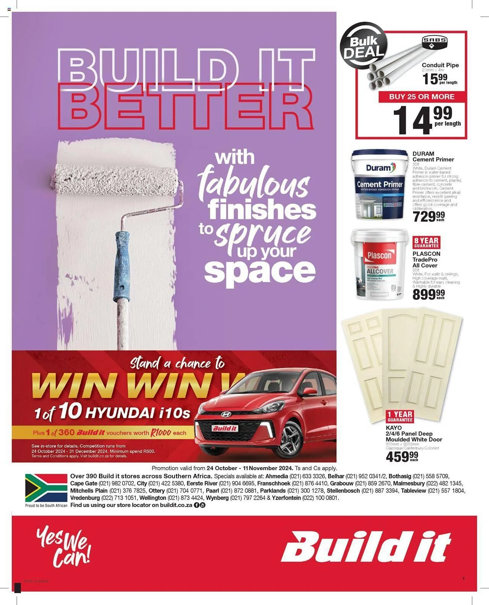 Build It catalogue from 24 October to 11 November 2024 - Catalogue Page 1