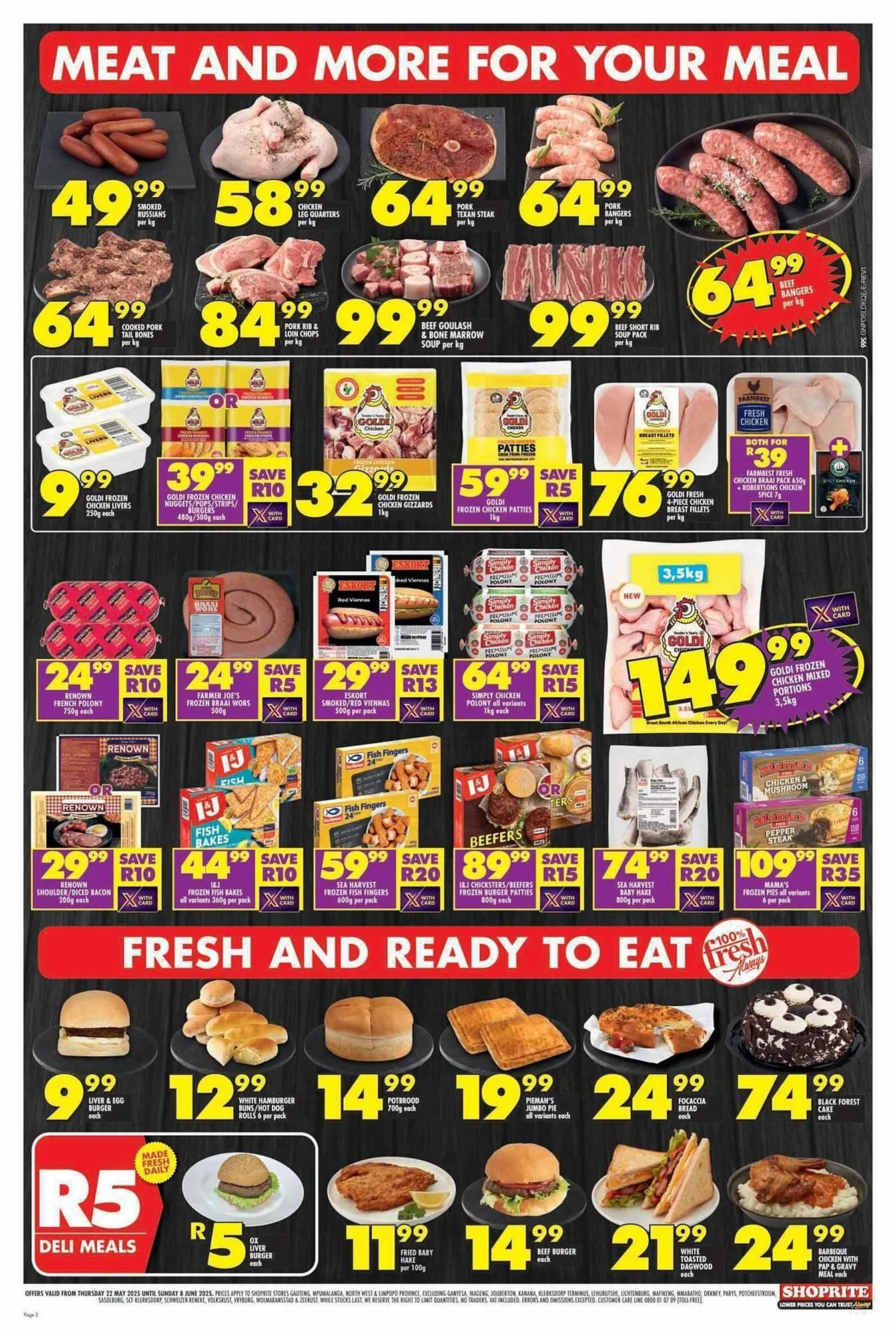 Shoprite catalogue from 22 May to 8 June 2025 - Catalogue Page 2