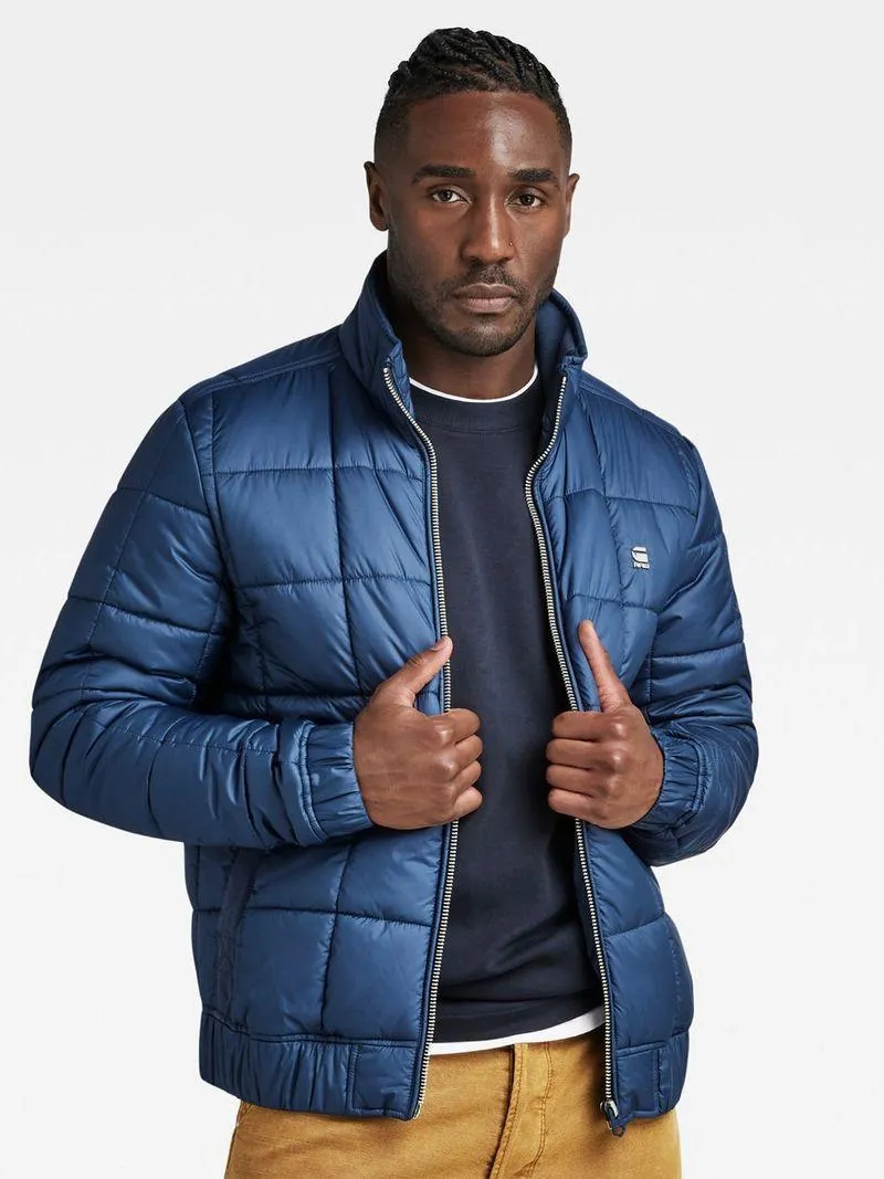 G-Star Men's Meefic Quilted Luna Blue Jacket