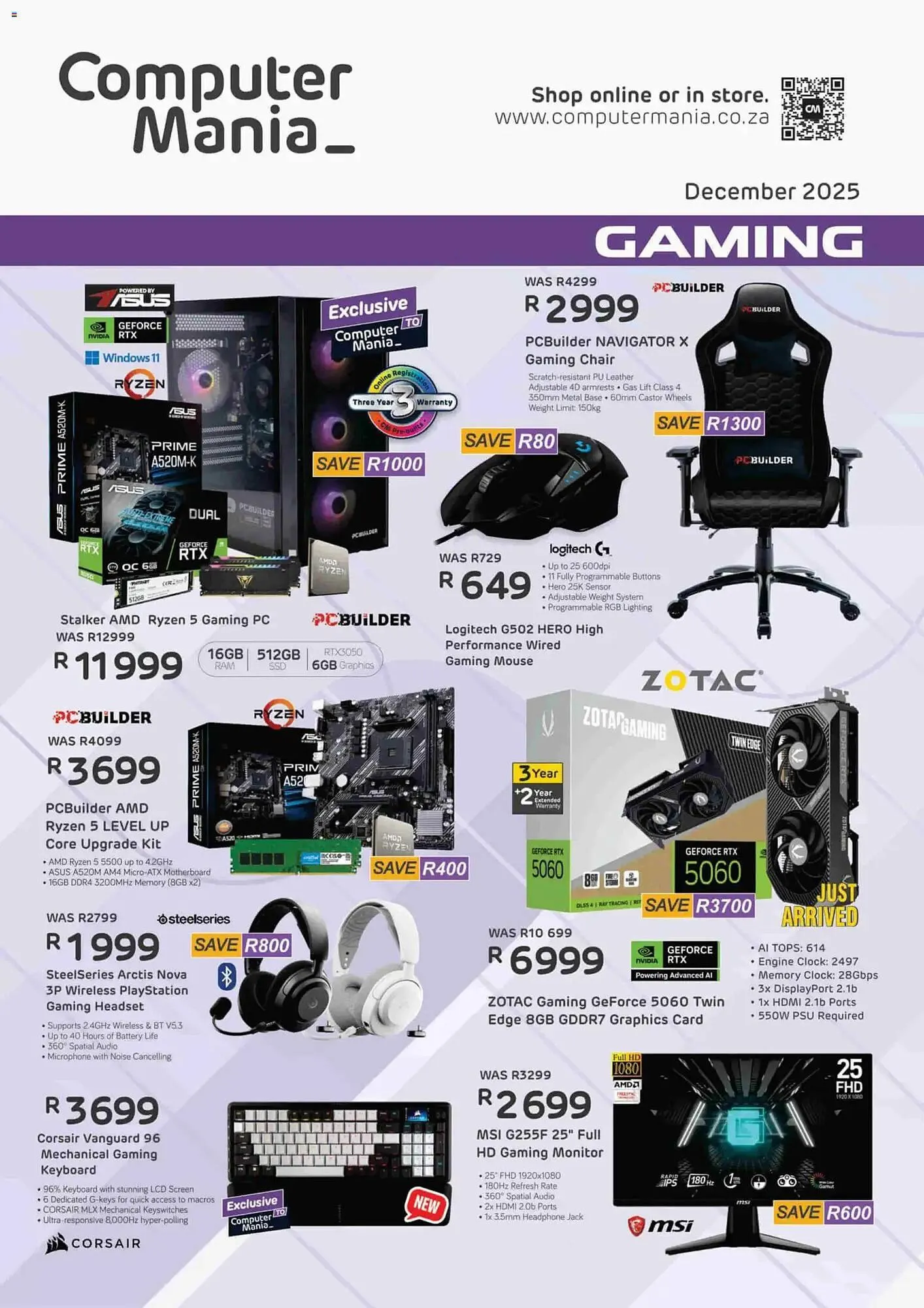 Computer Mania catalogue from 1 December to 31 December 2025 - Catalogue Page 1