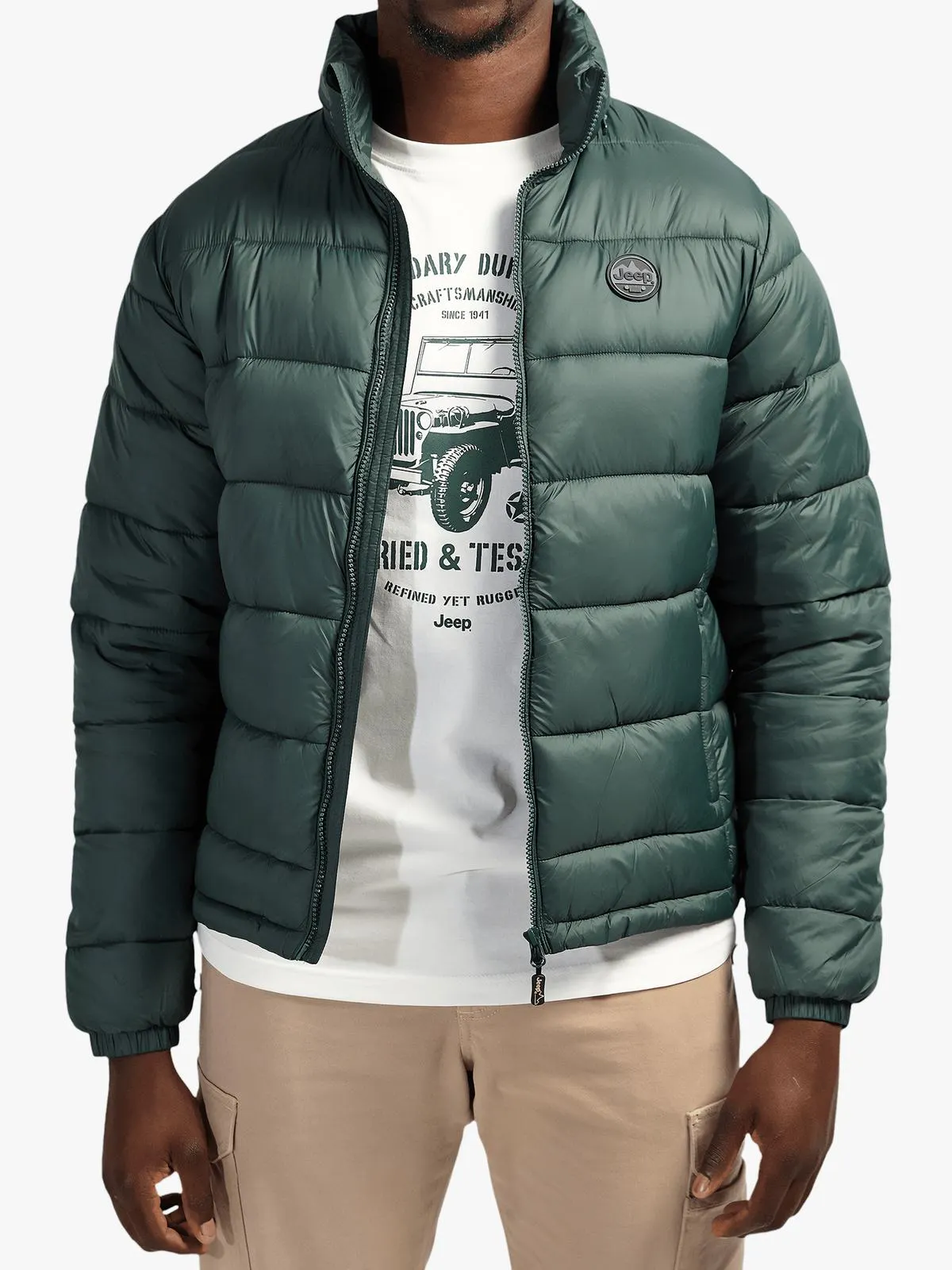 Men's Jeep Core Long Sleeve Puffer