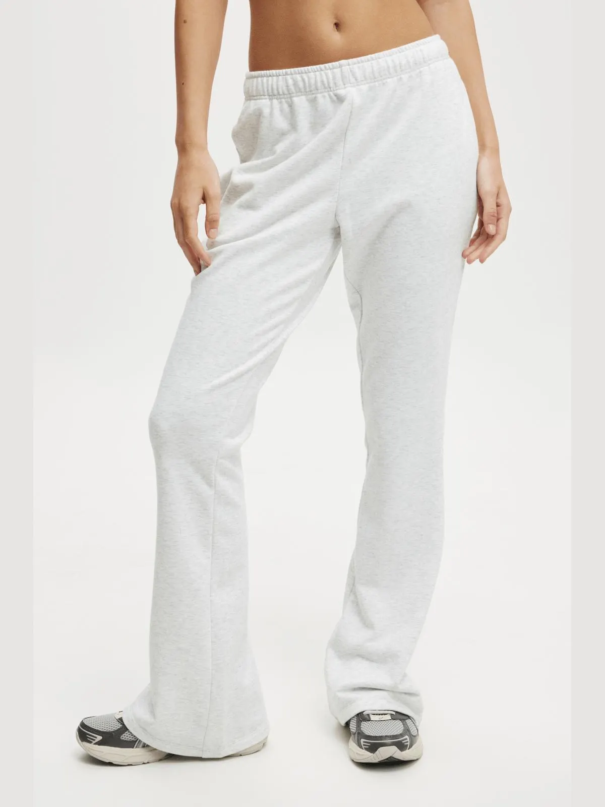 Women's Cotton On Grey Active Lightweight Fleece Flare Sweatpants