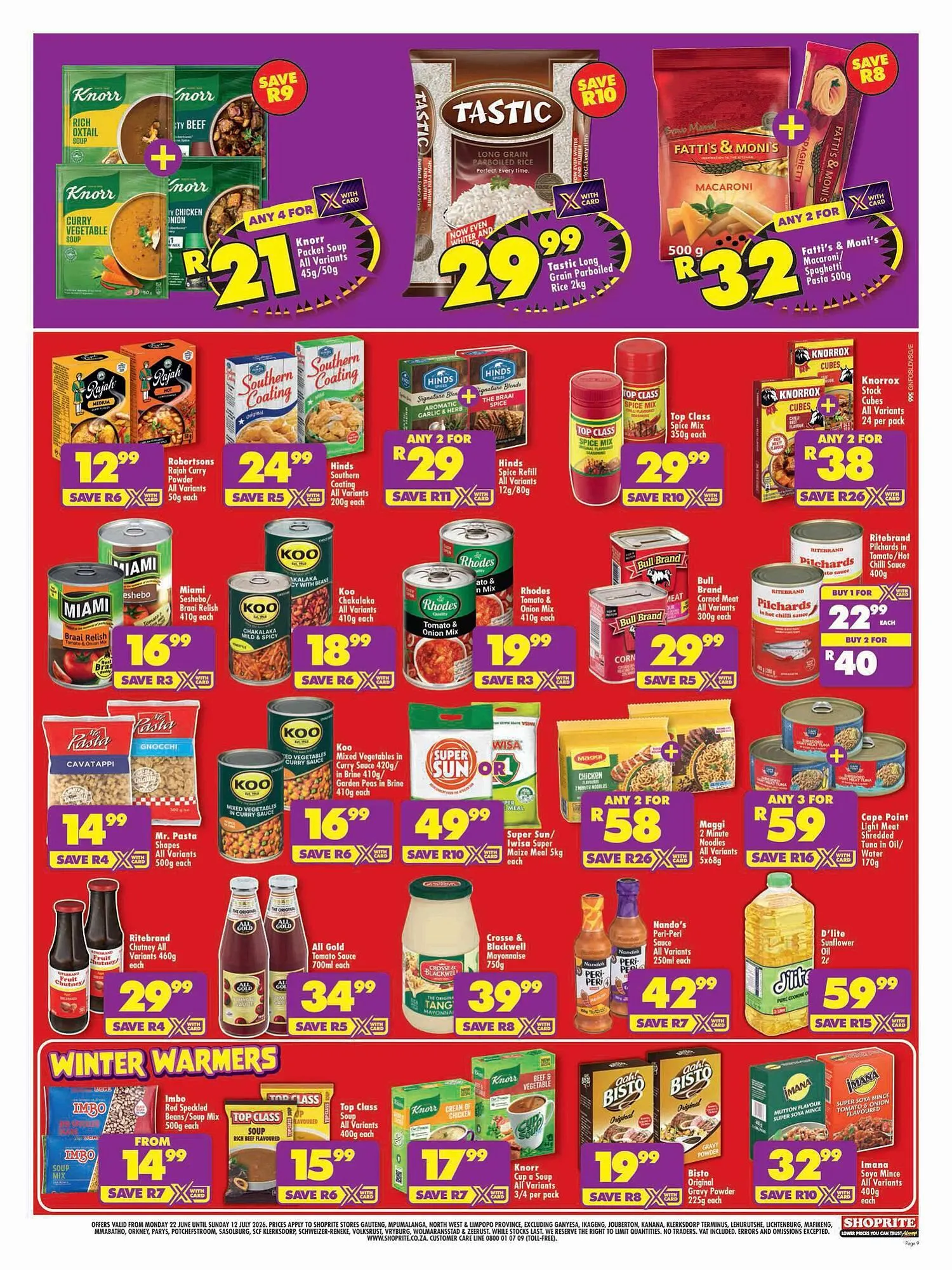 Shoprite catalogue from 22 June to 12 July 2026 - Catalogue Page 6