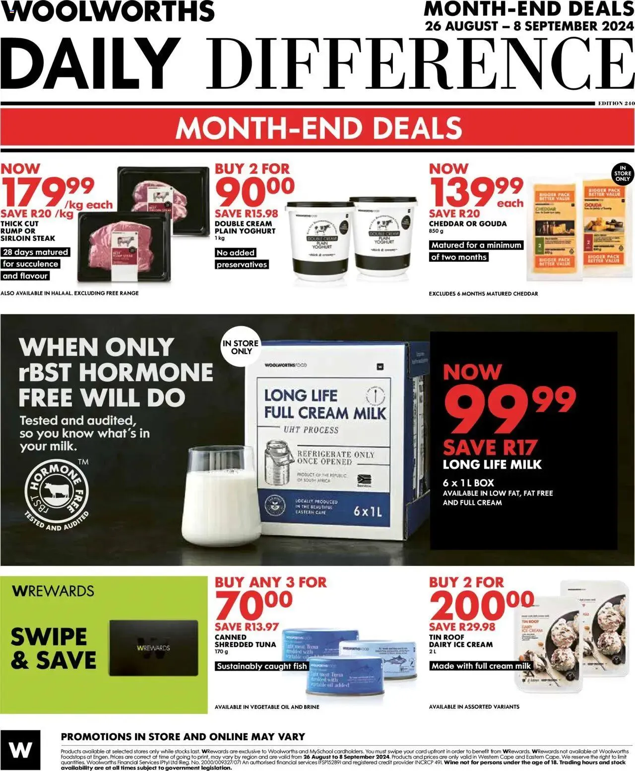 Woolworths Daily Difference - Western Cape from 26 August to 8 September 2024 - Catalogue Page 12