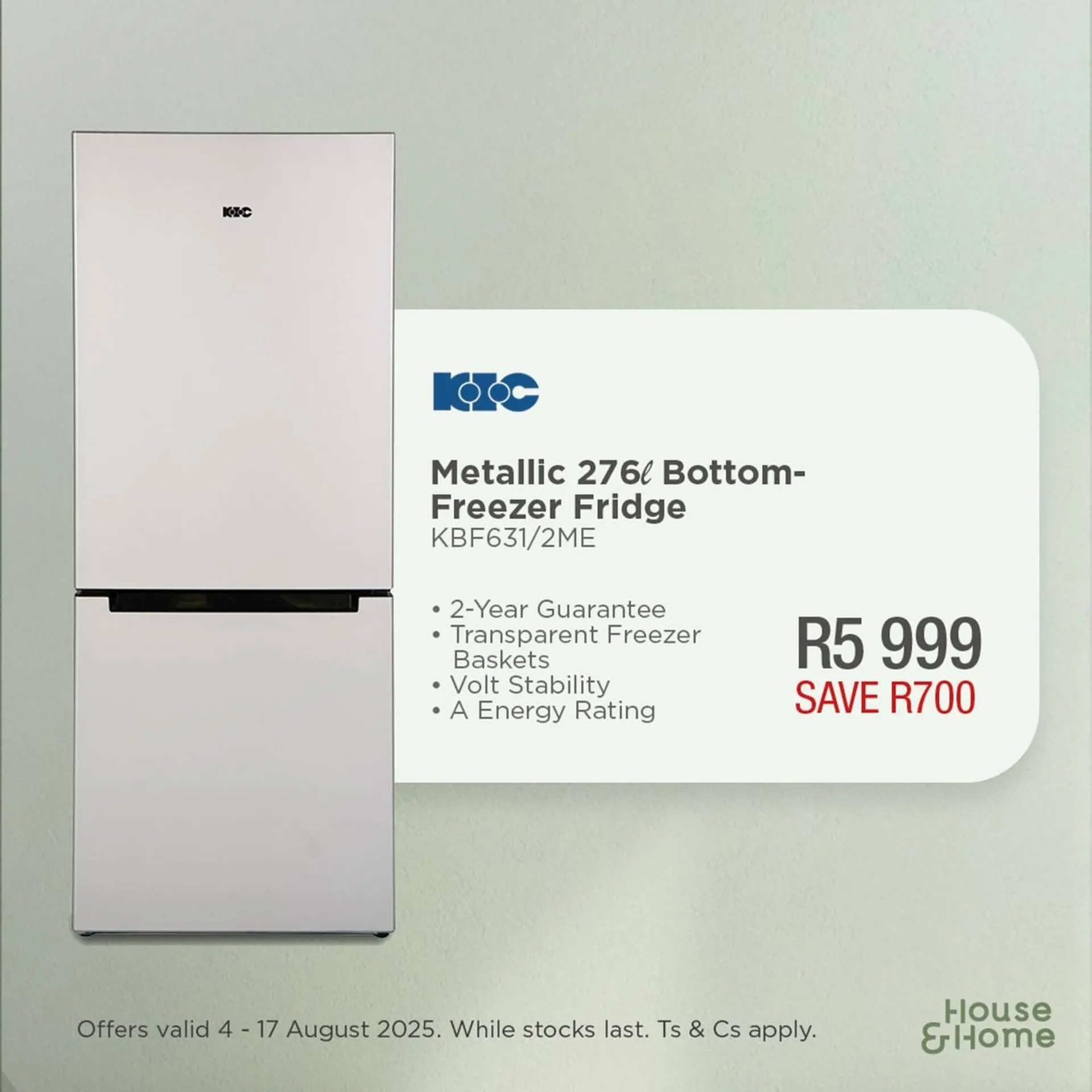 House & Home catalogue from 4 August to 17 August 2025 - Catalogue Page 7