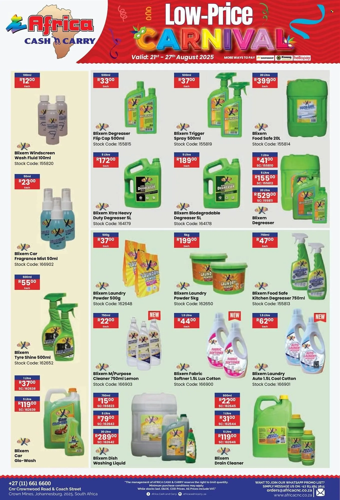 Africa Cash and Carry catalogue from 21 August to 27 August 2025 - Catalogue Page 43