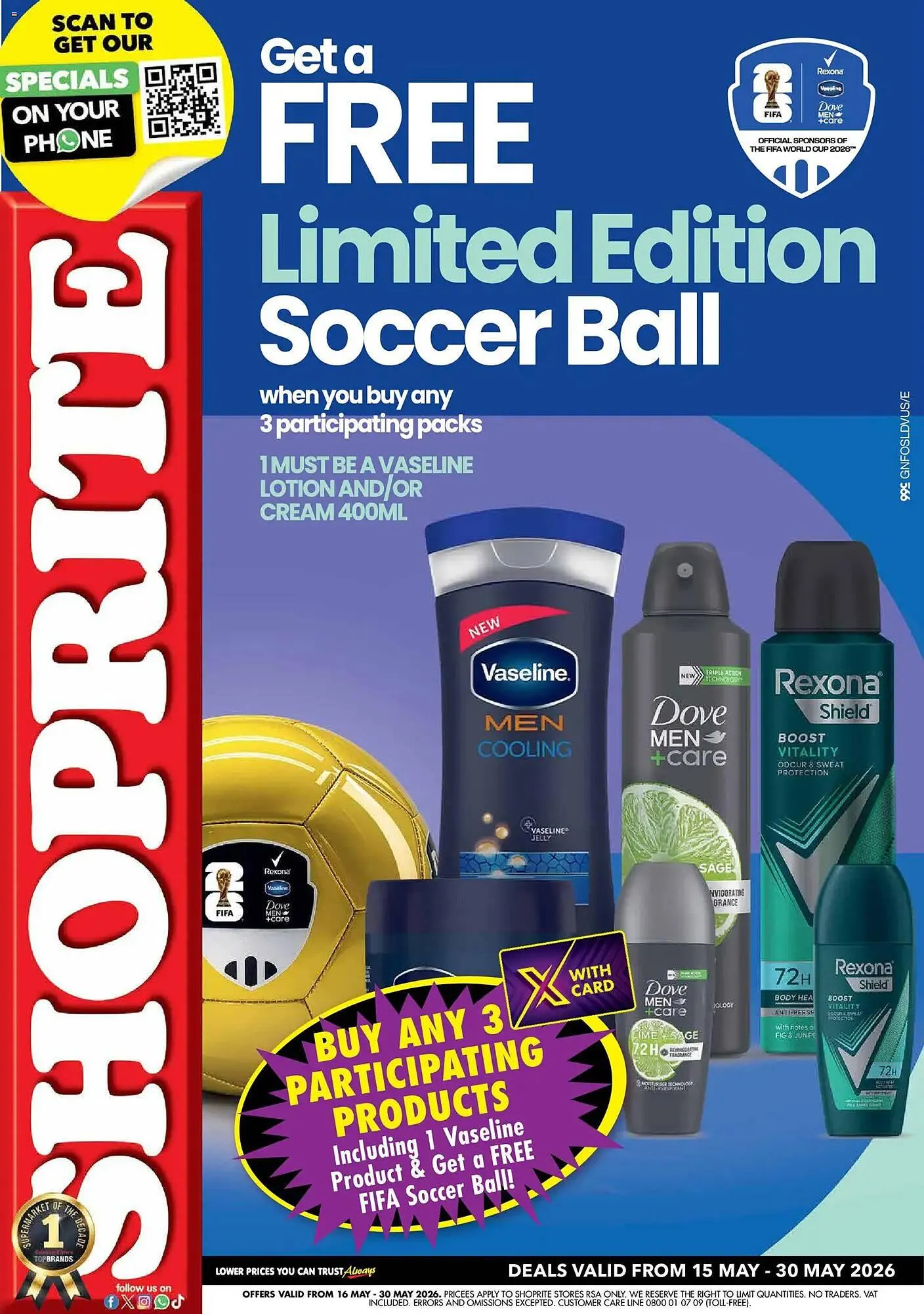 Shoprite catalogue from 15 May to 30 May 2026 - Catalogue Page 1