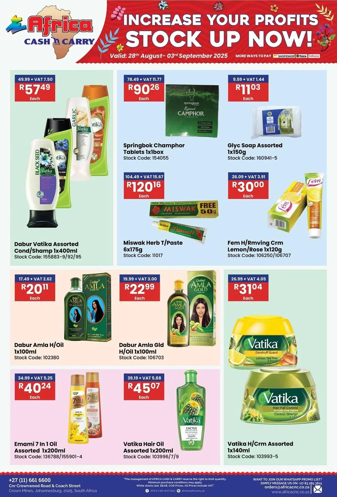 Africa Cash and Carry catalogue from 28 August to 3 September 2025 - Catalogue Page 48